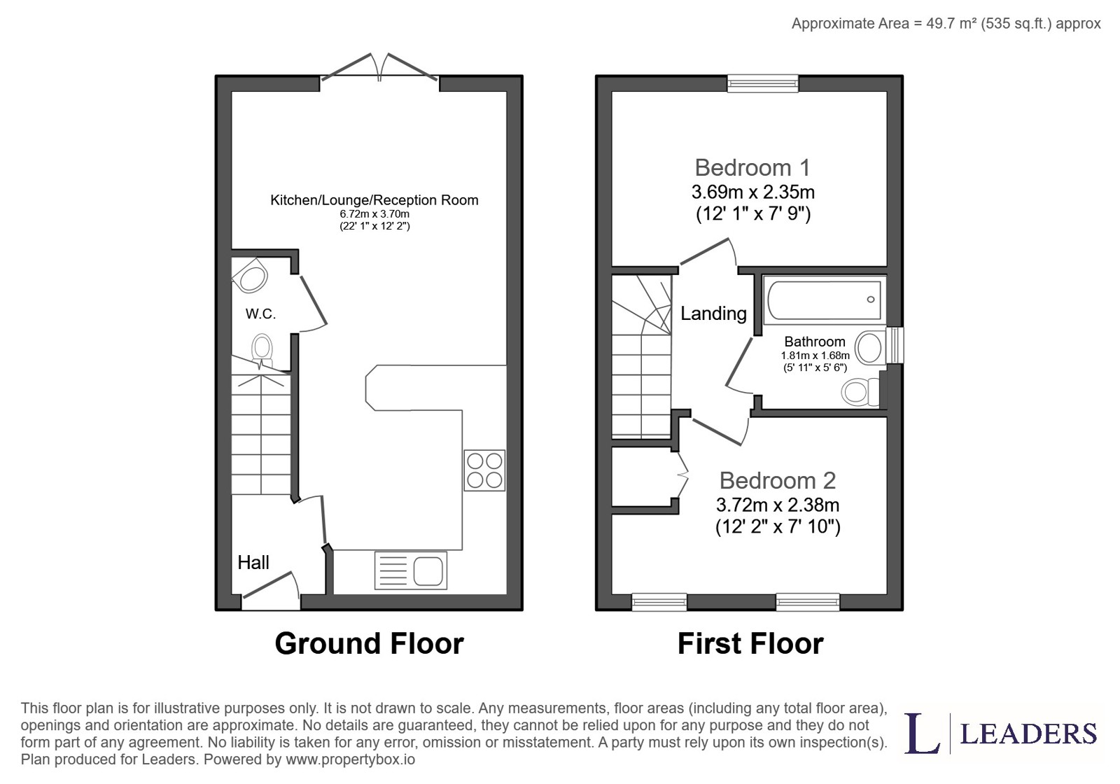 11, Silvester Road, Corby floorplan