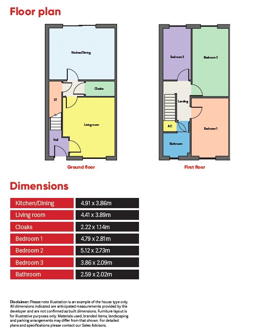 Wilfrith Elstob Way, Cheshire floorplan