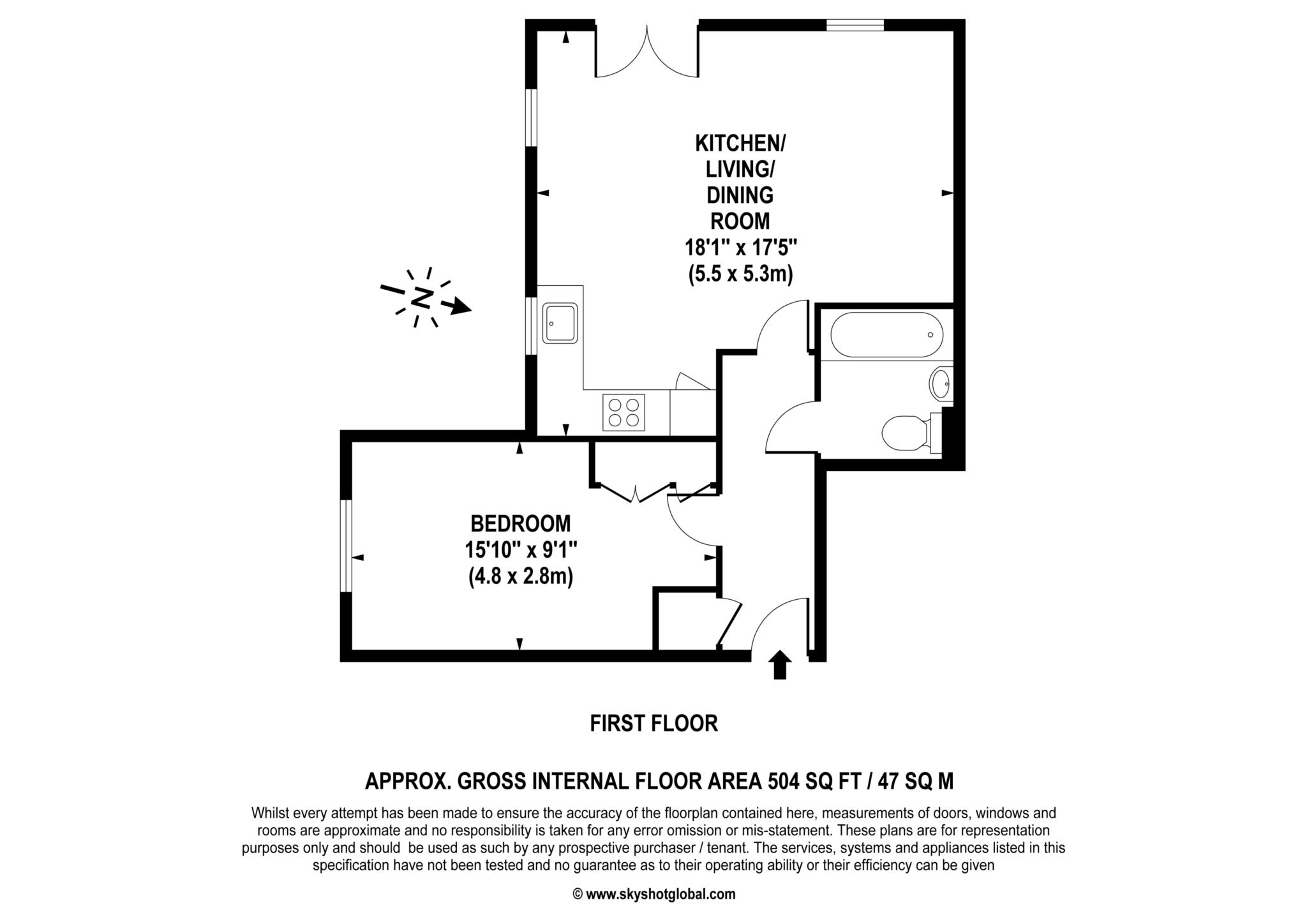19, Trafalgar Court, Cobham floorplan