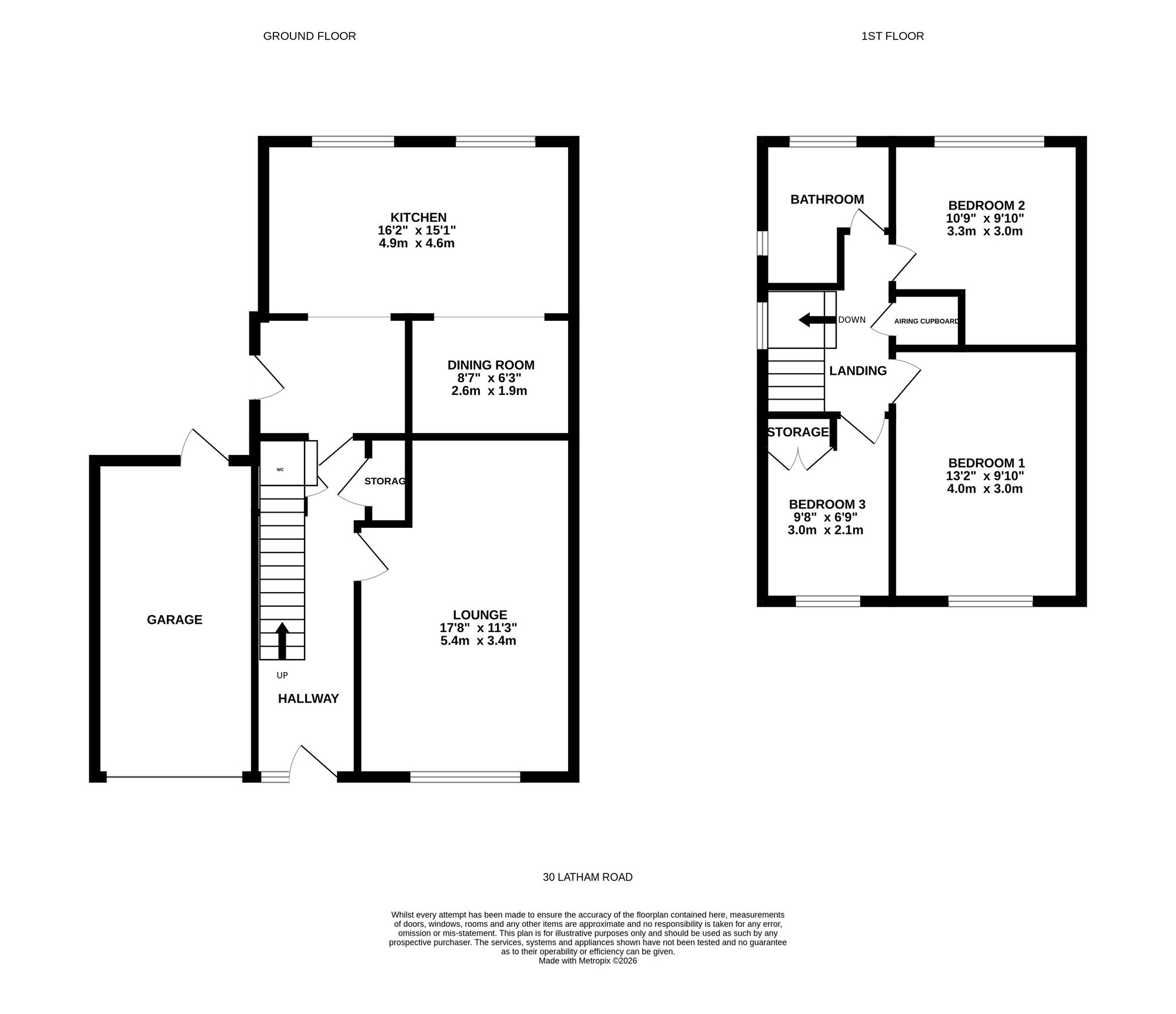 30 Latham Road, Eastleigh floorplan