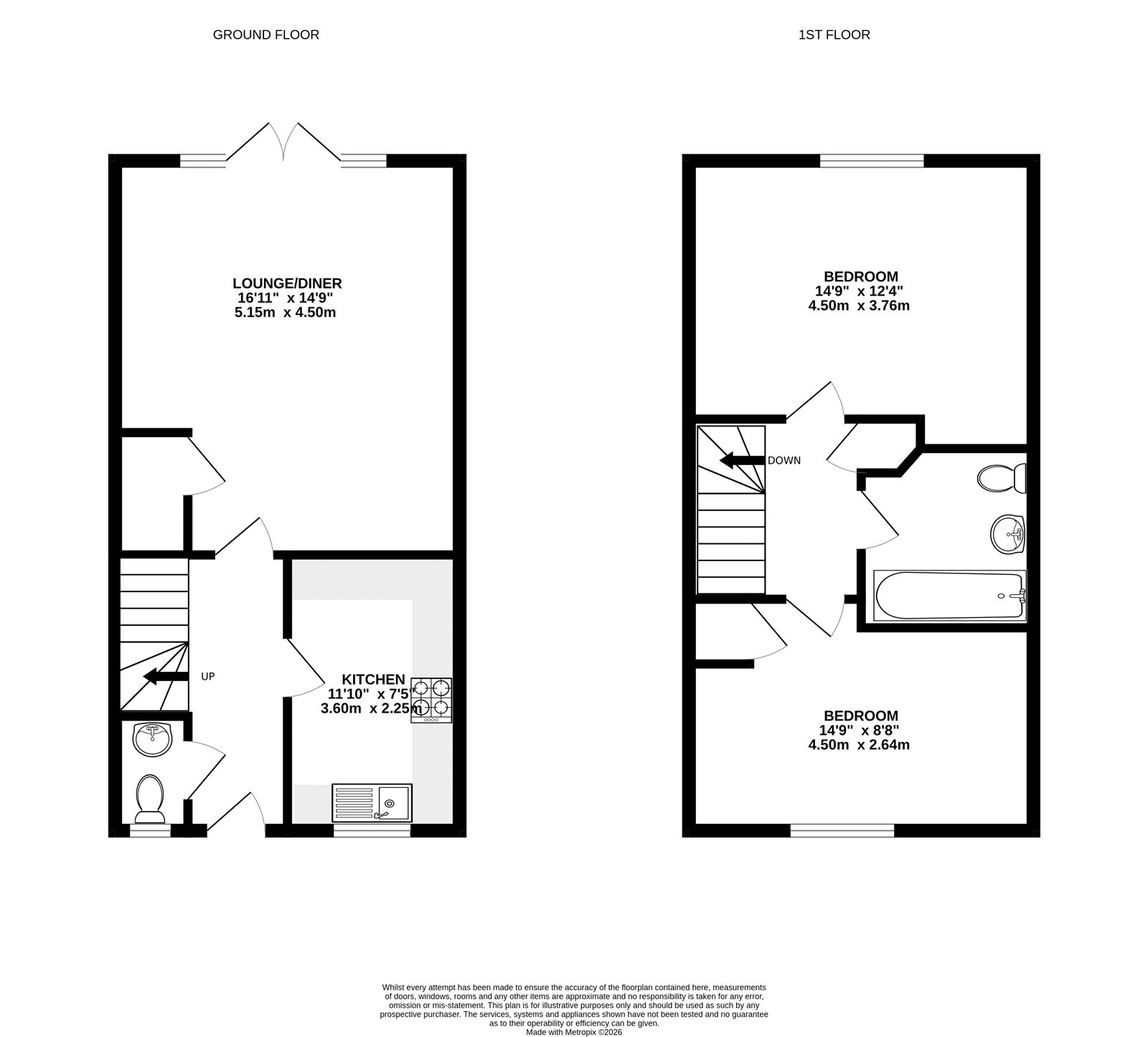 11, Cardwell Road, Surrey floorplan