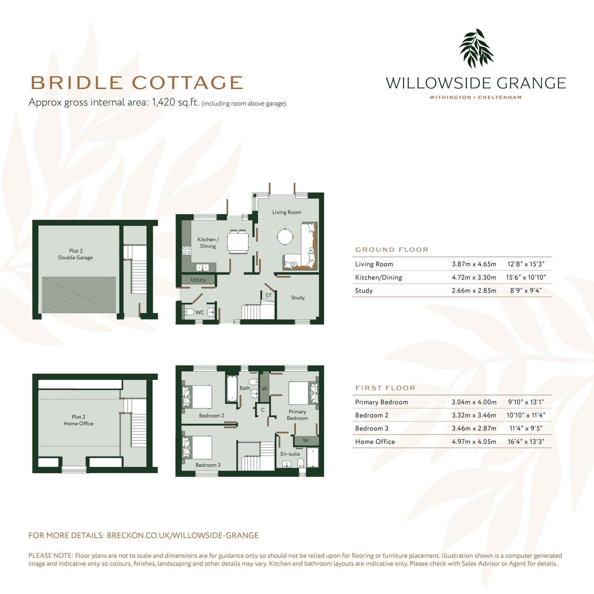 Bridle Cottage, Willowside Grange, Withington floorplan