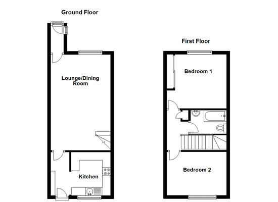 2 Bedrooms Terraced house to rent in Butcher Close, Staplehurst, Tonbridge TN12