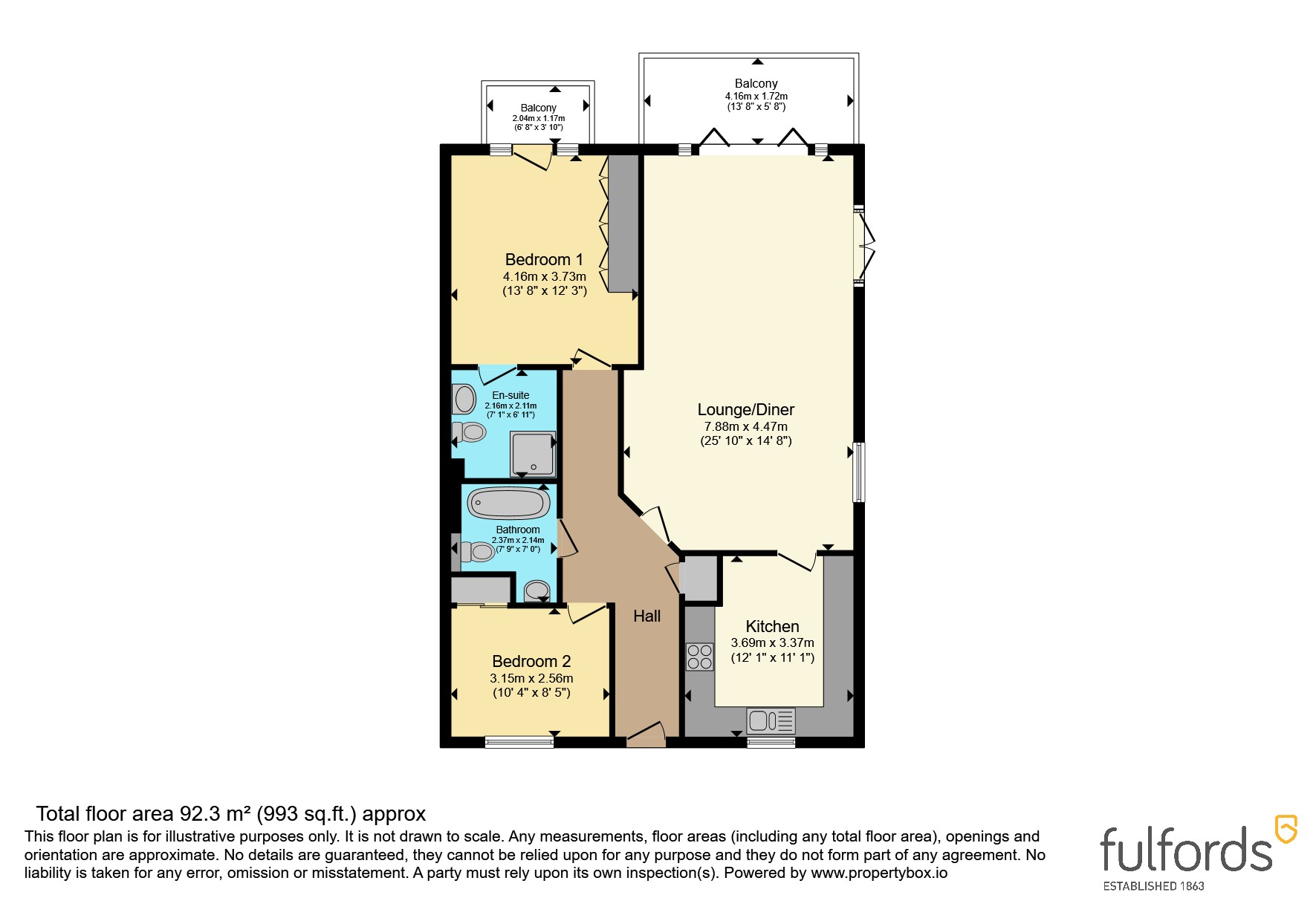 2 Church Park,, South Road, Devon floorplan