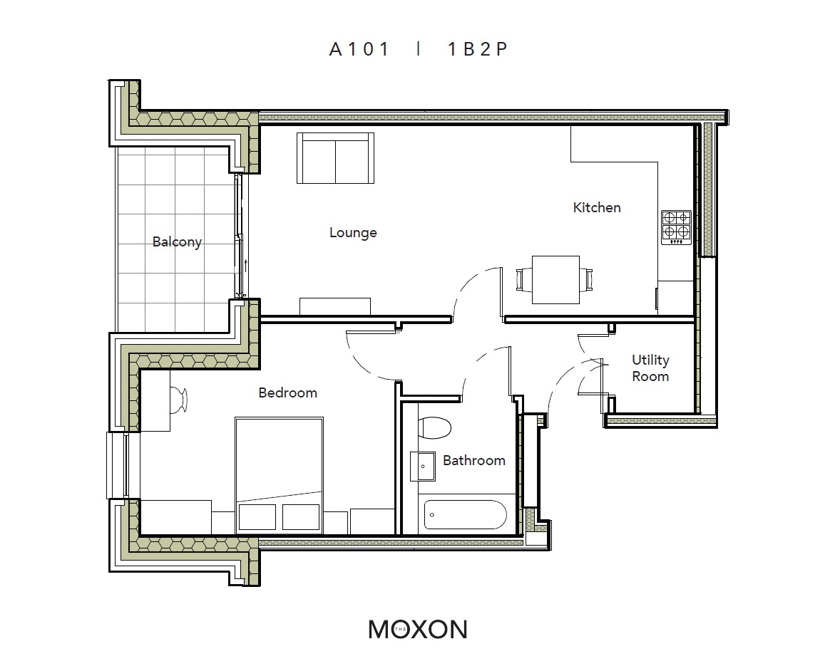 Plot A004 The Moxon, 49, Moxon Street, Barnet floorplan