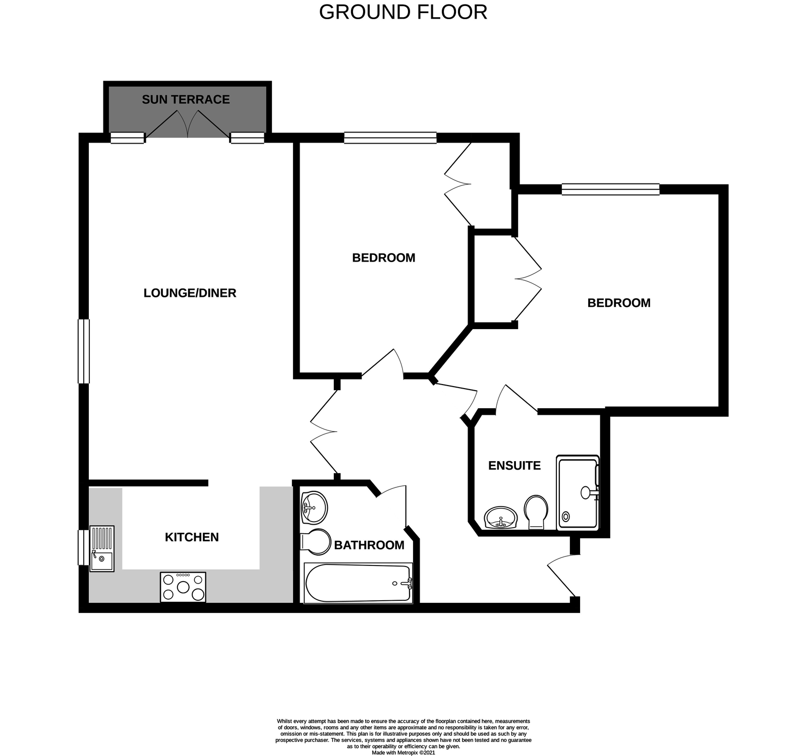 Heritage Grange, 77,Flat 2, Salterton Road, Exmouth floorplan