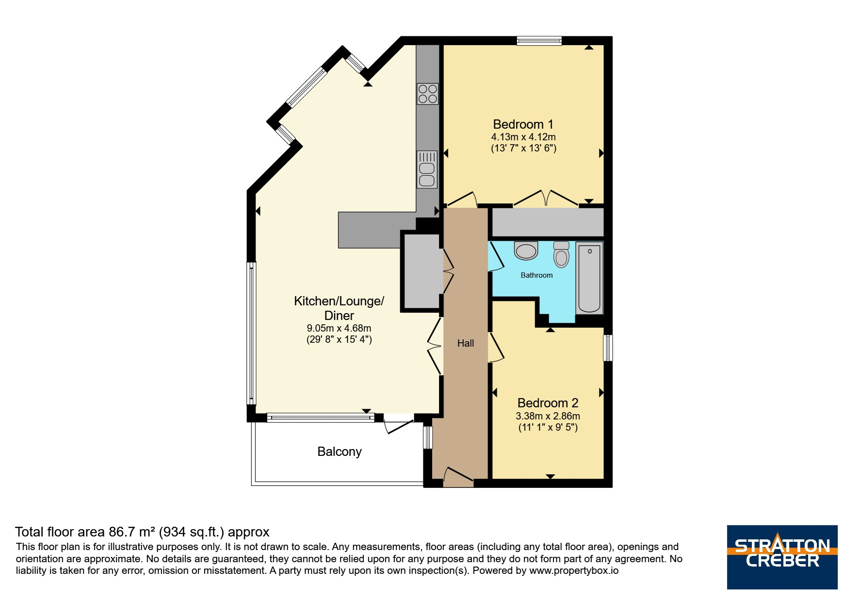 Tresawya Drive, Cornwall floorplan