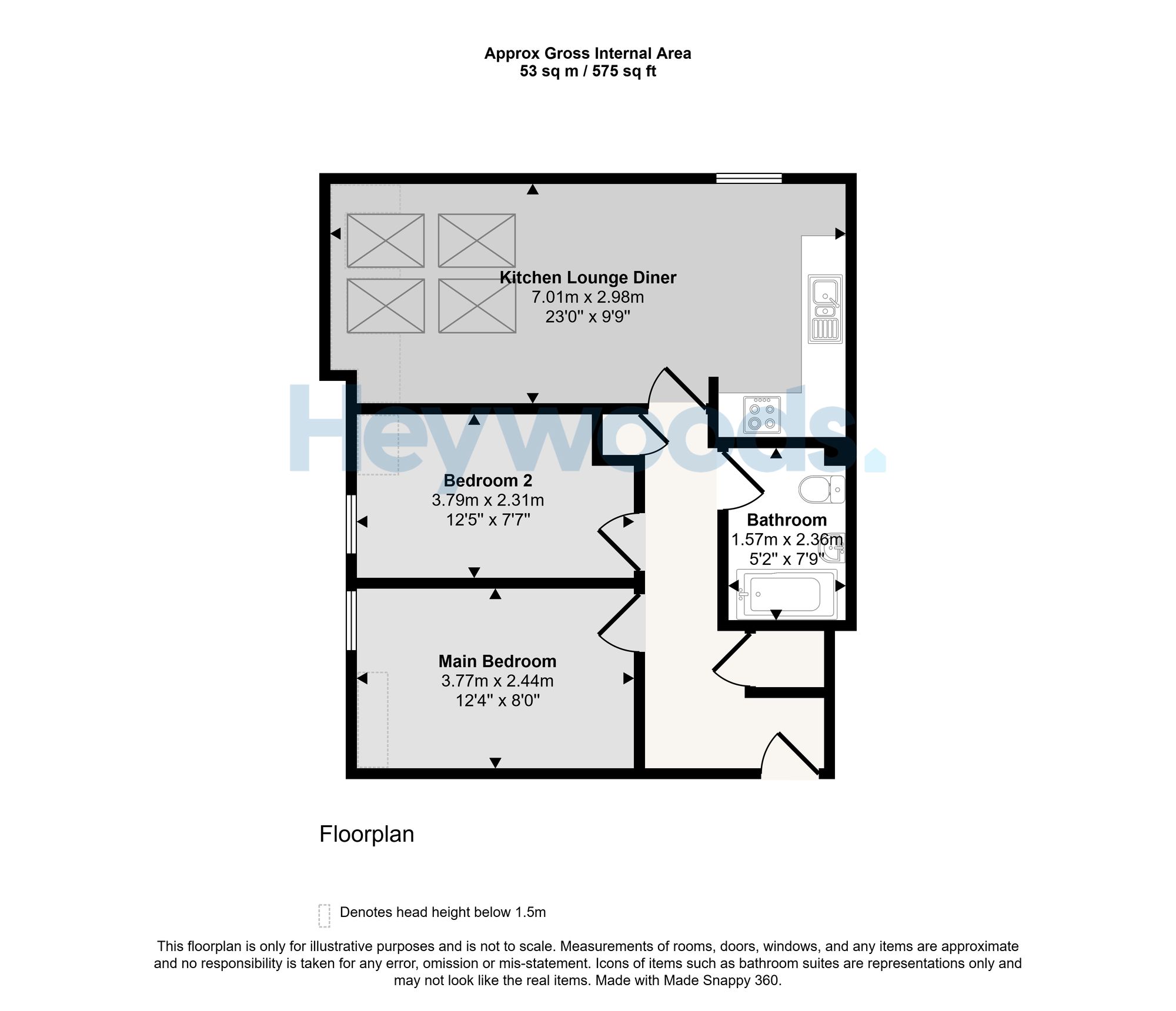 Flat 24, Stamer House, Stoke-On-Trent floorplan