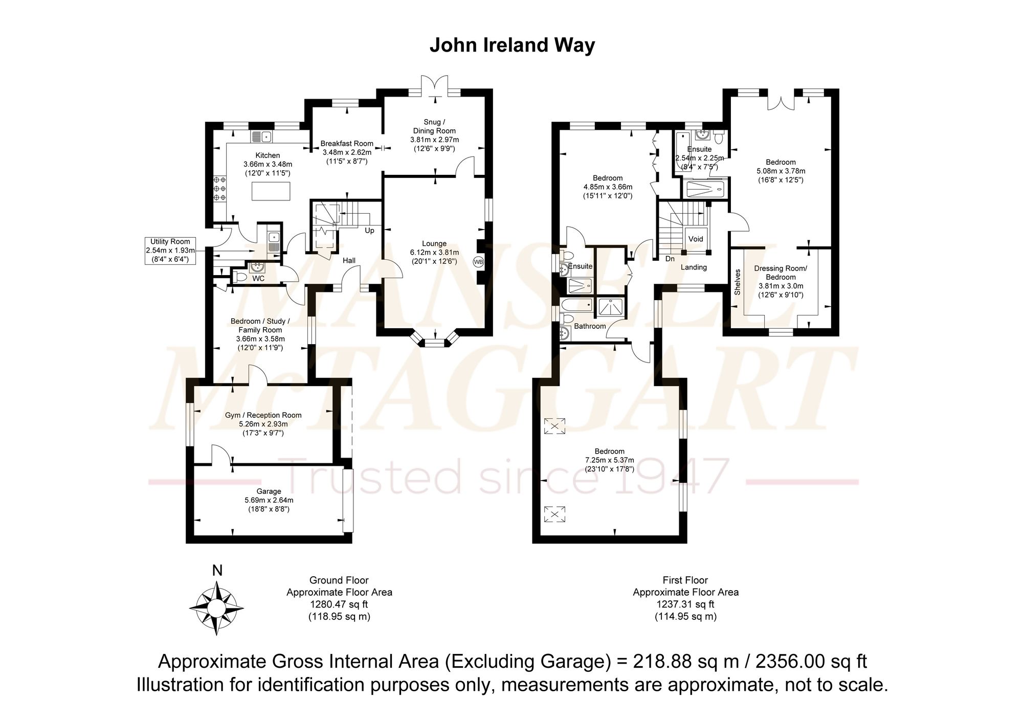 9 John Ireland Way, Pulborough floorplan