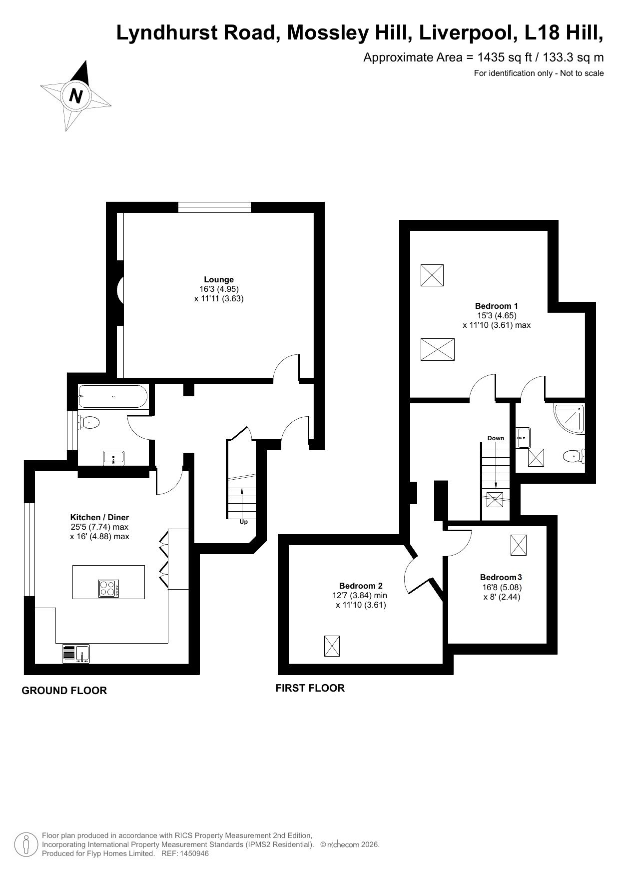 Apt 6, Carleton House, 20 Lyndhurst Road, Liverpool floorplan