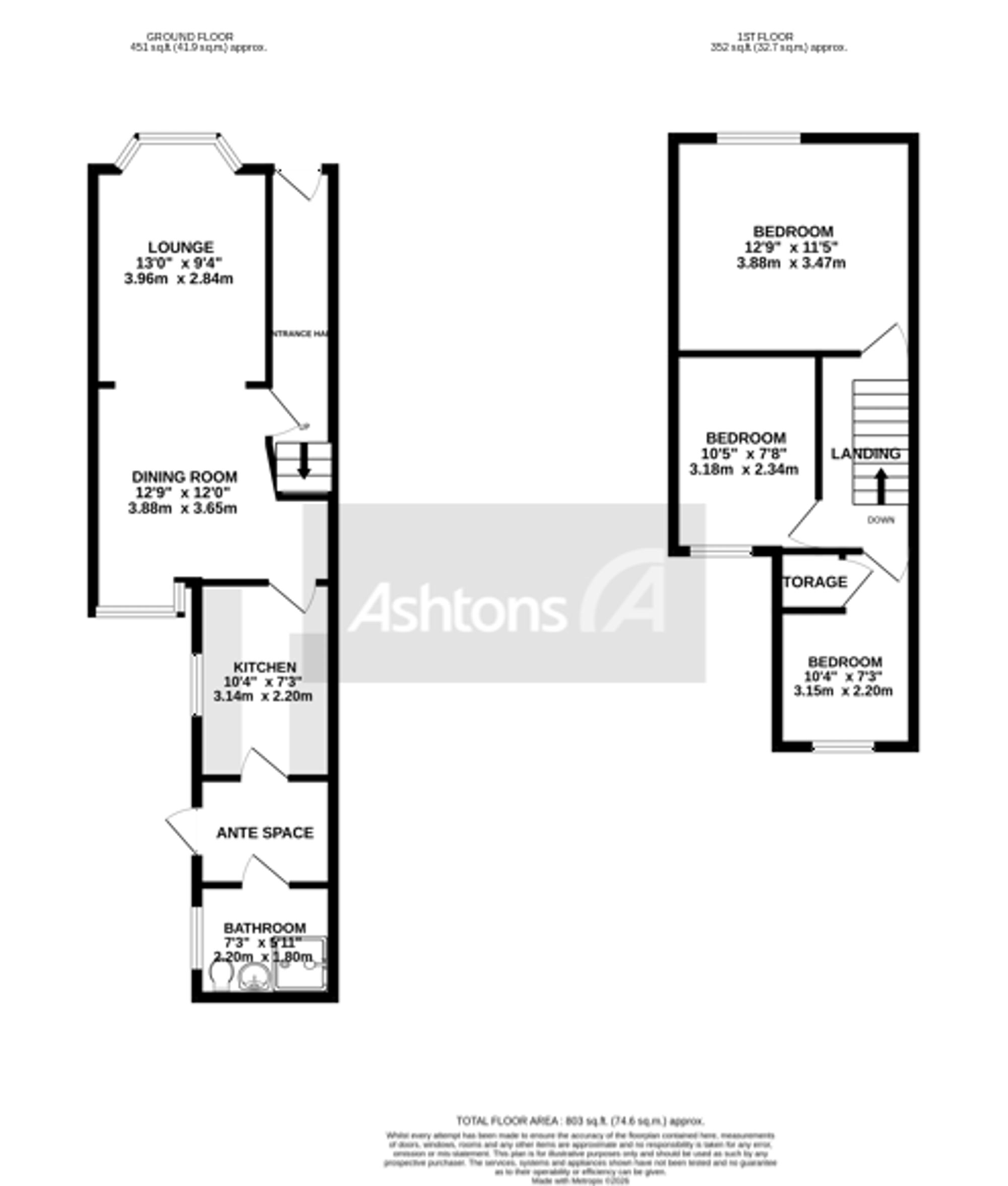 91 Friar Street, St. Helens floorplan
