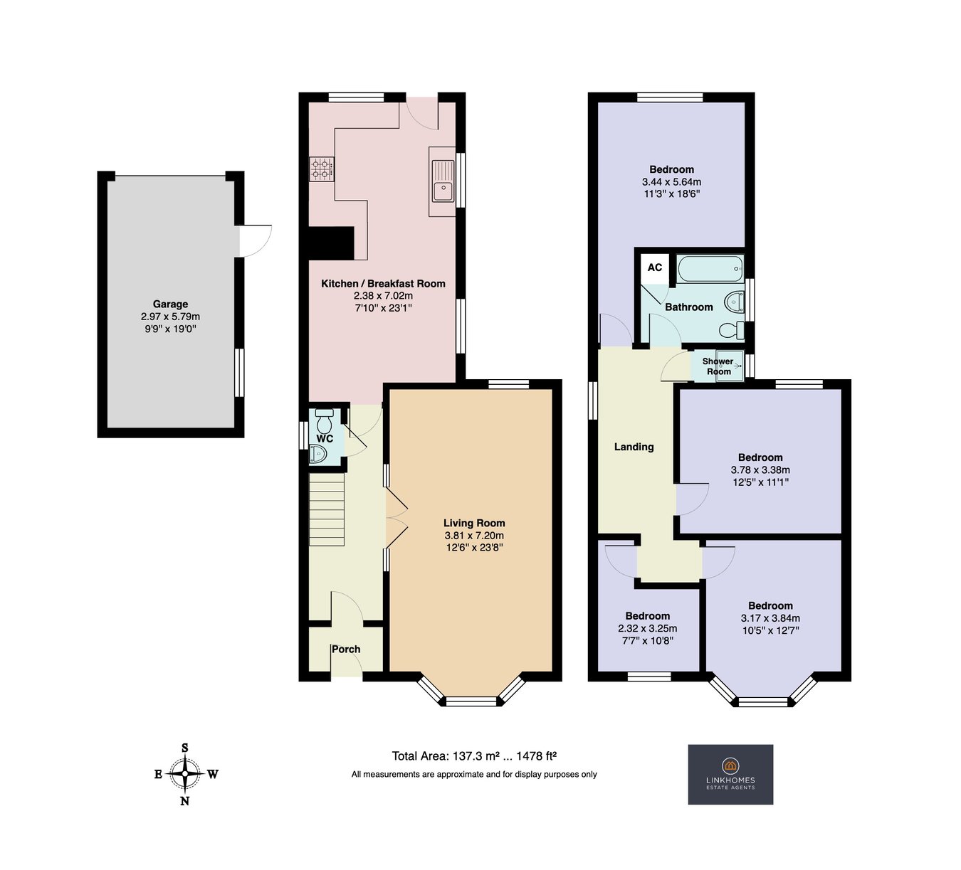 138, Bournemouth Road, Poole floorplan