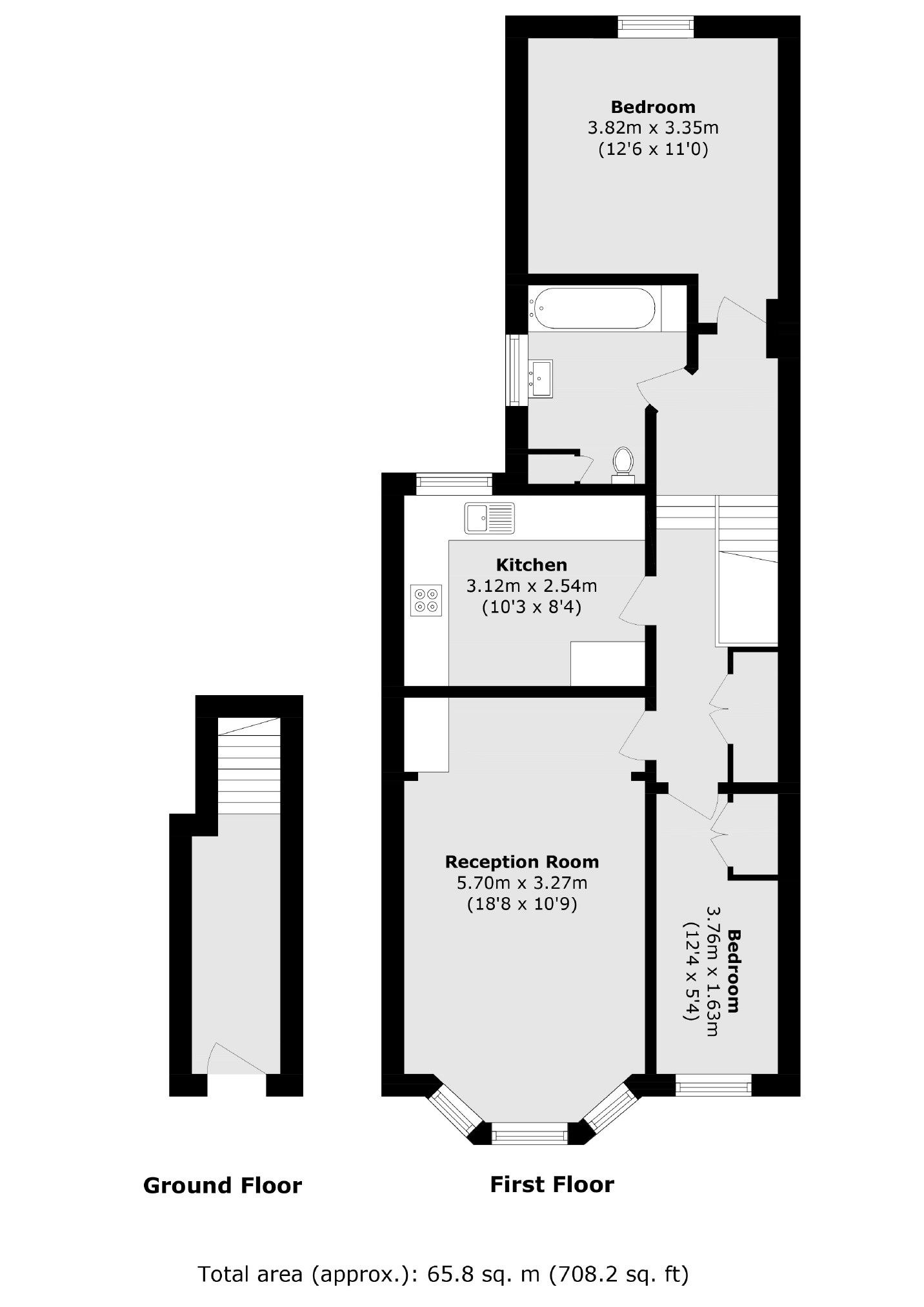 Flat 1, 21, Lower Boston Road, London floorplan