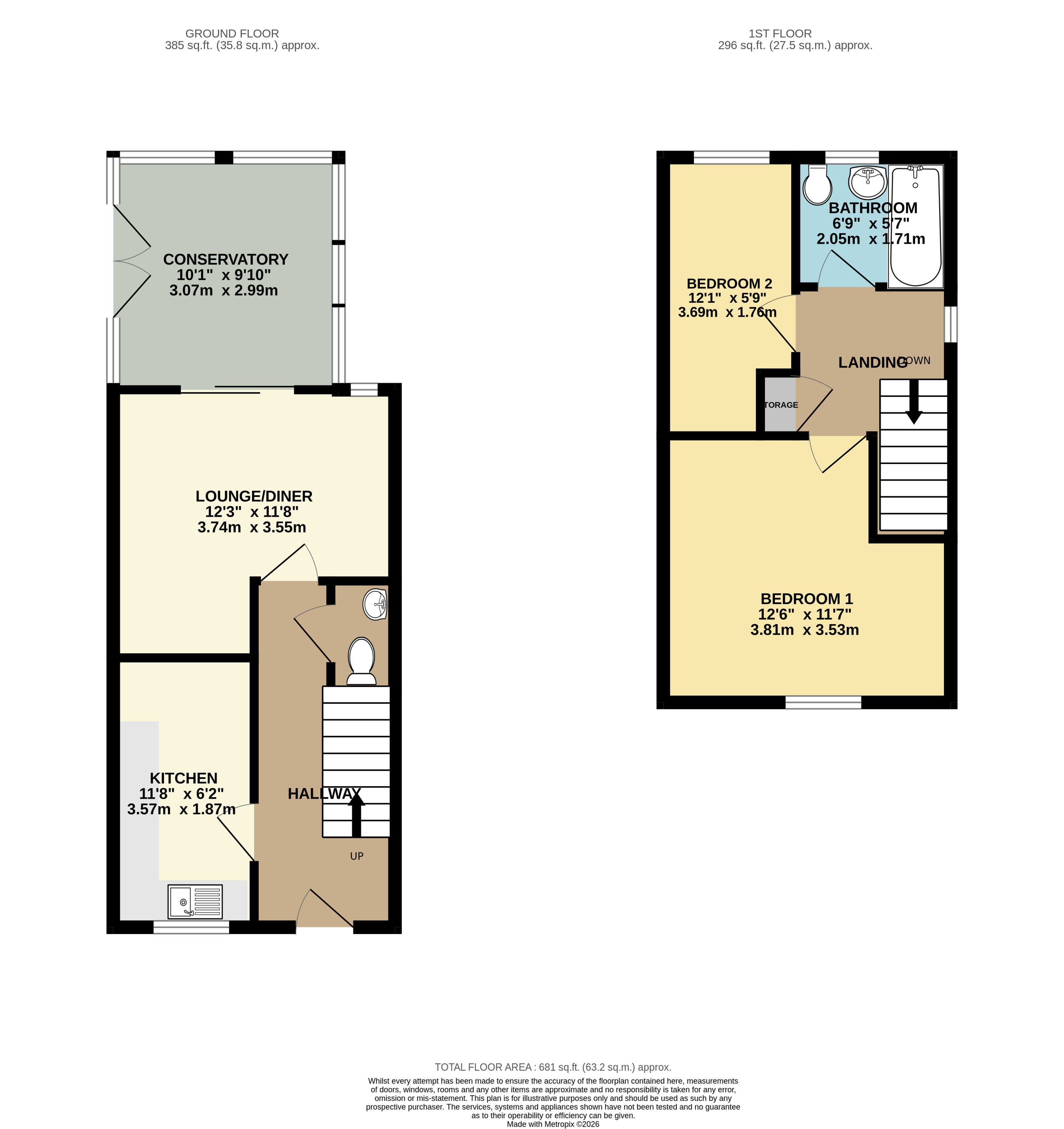 11, Gloucester Court, Scunthorpe floorplan