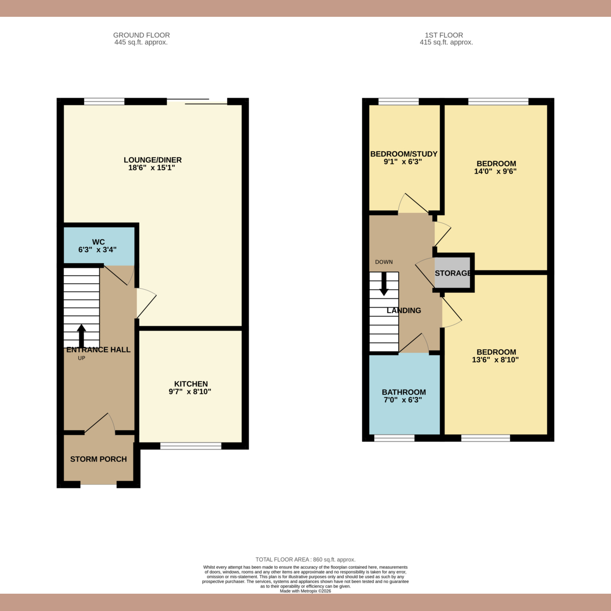 5, Dobsons Close, Rayleigh floorplan