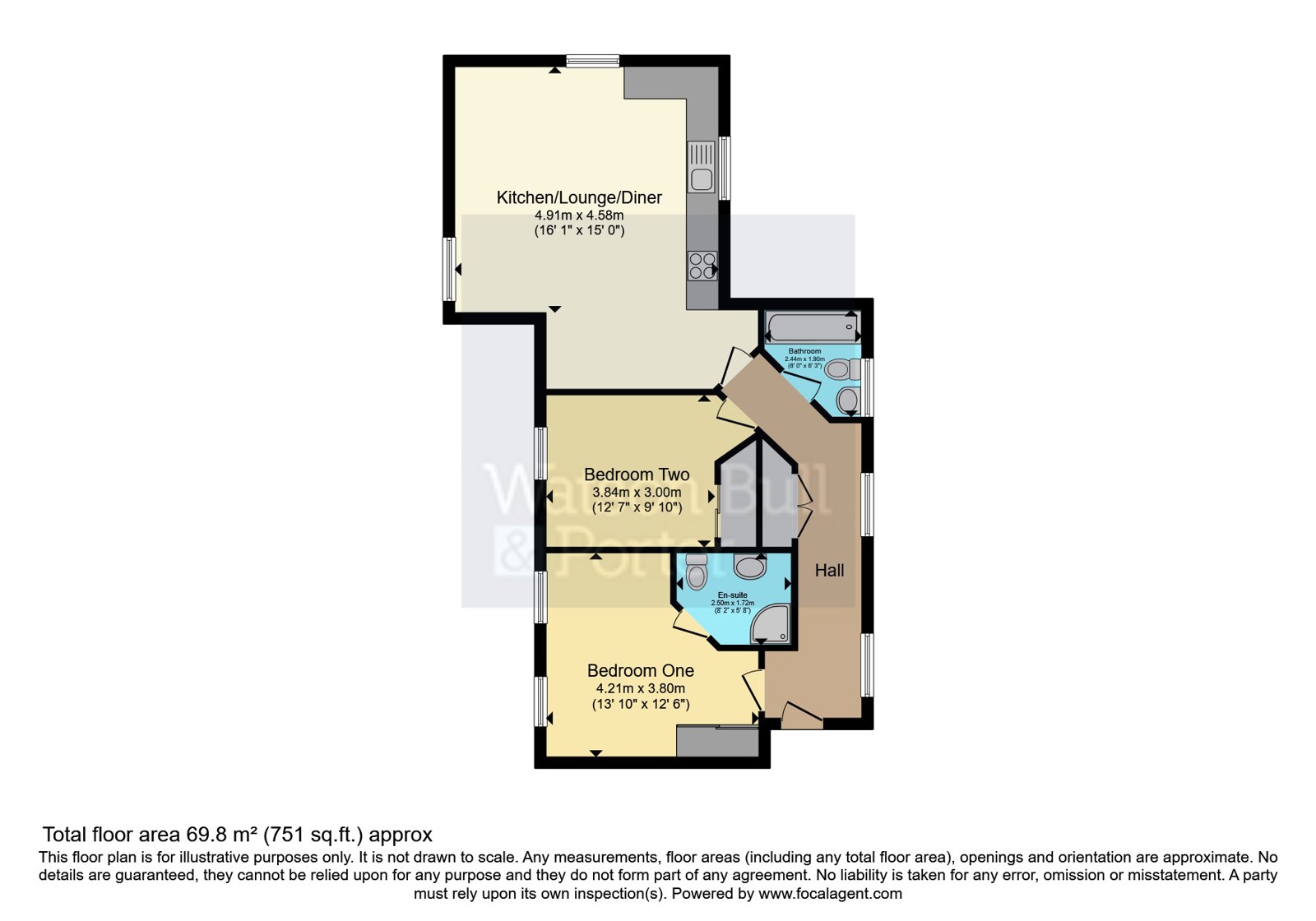 Apartment 4, Hardy Villas, 20, Whitecroft Park, Isle of Wight floorplan