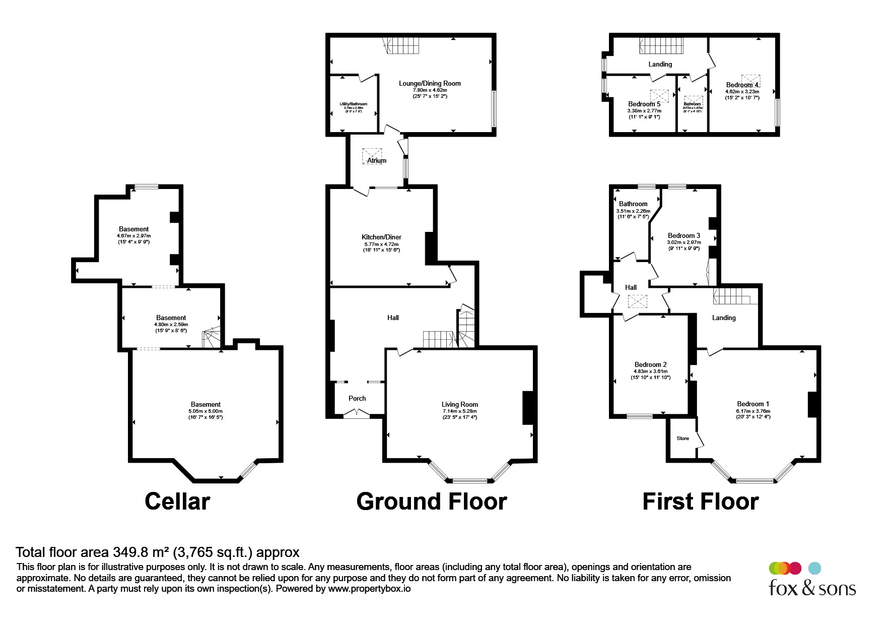 5, Park Road, Tiverton floorplan