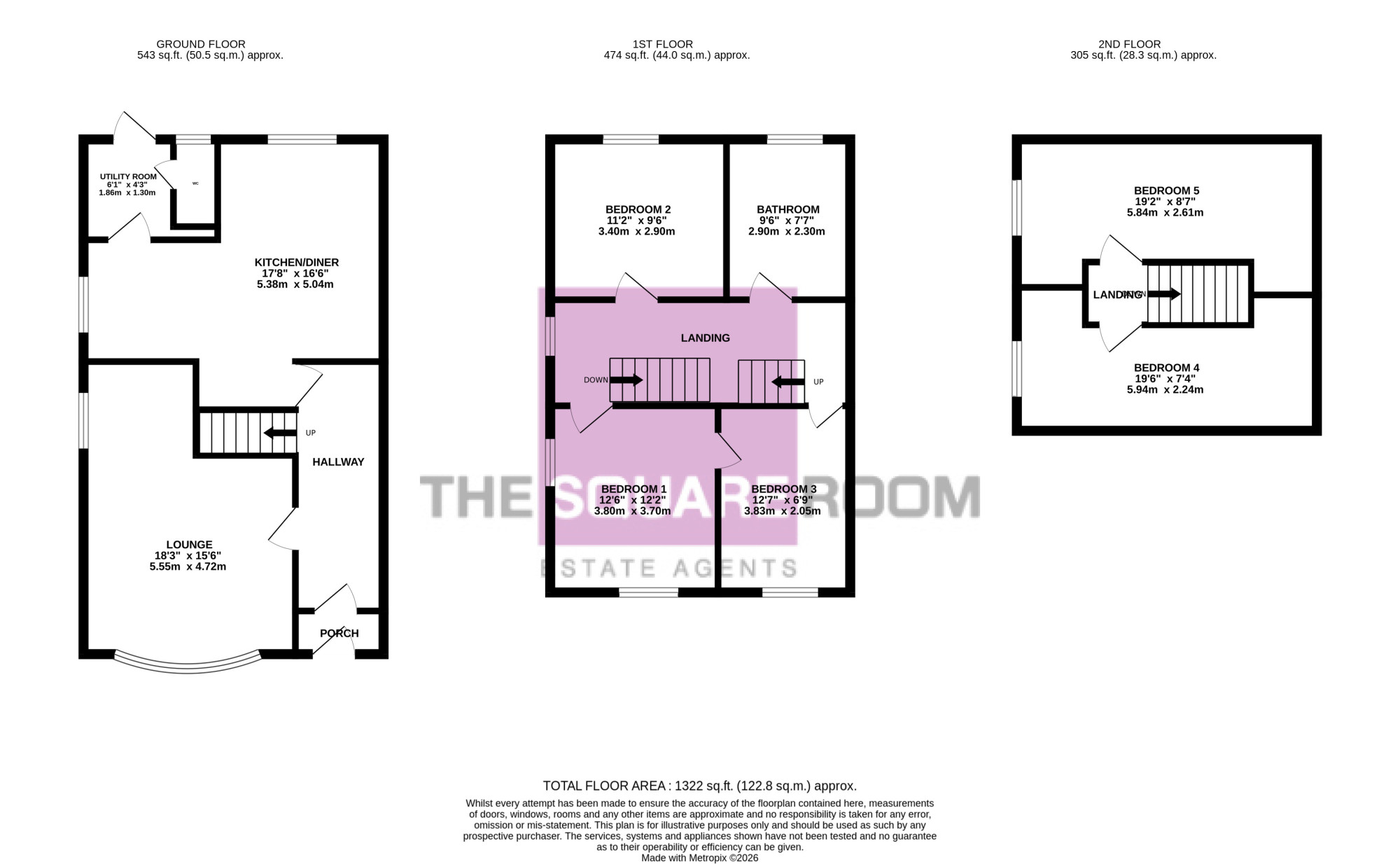 63, Hesketh Avenue, Bispham floorplan