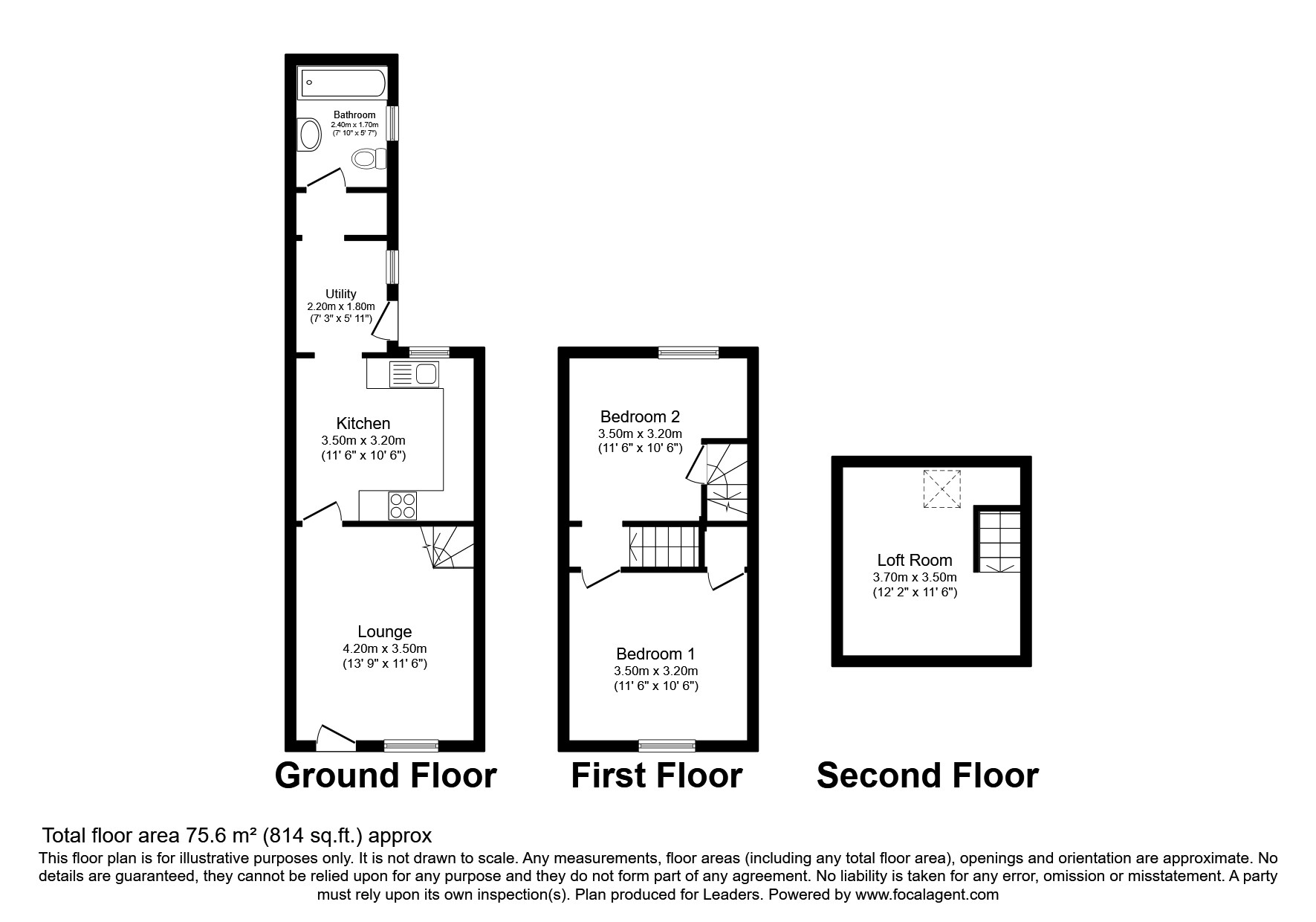 97, Carlingford Road, Hucknall floorplan