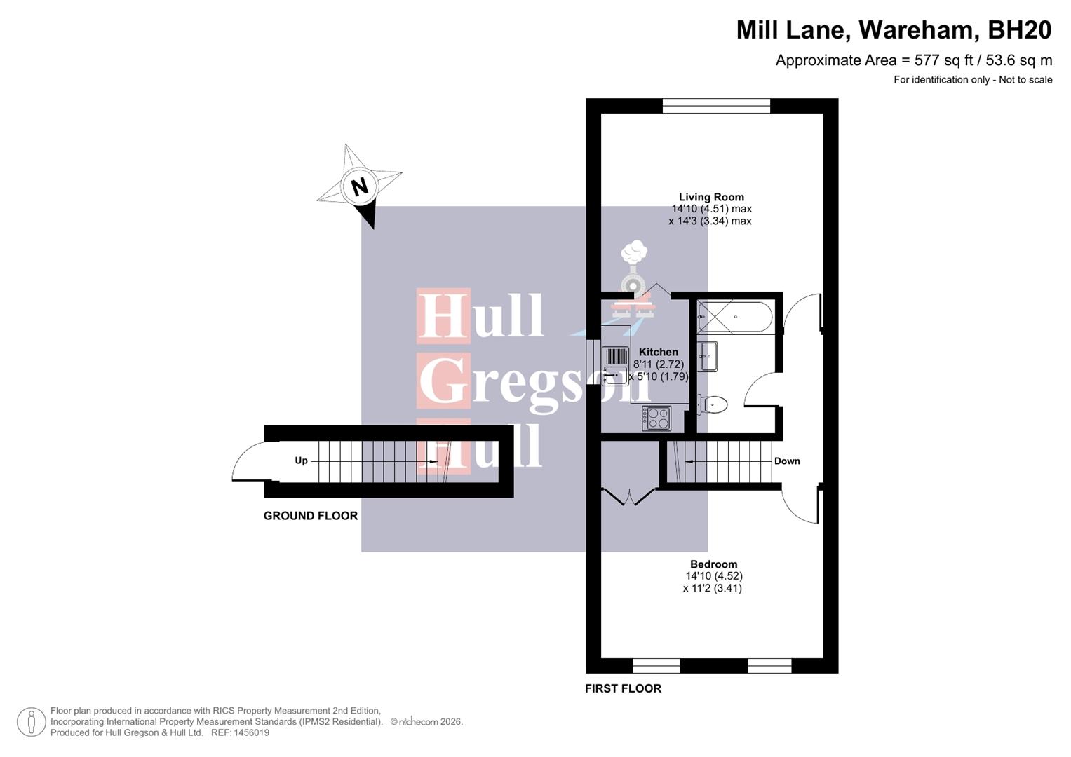 Flat 4, 61, Mill Lane, Wareham floorplan