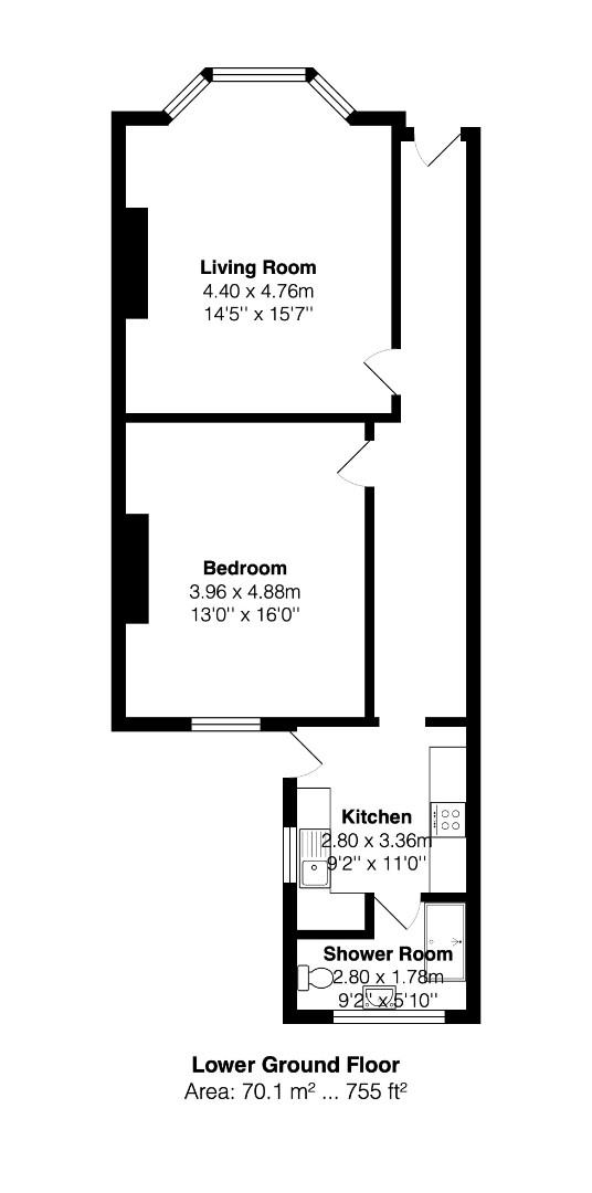 13a, Goldsmid Road, Hove floorplan