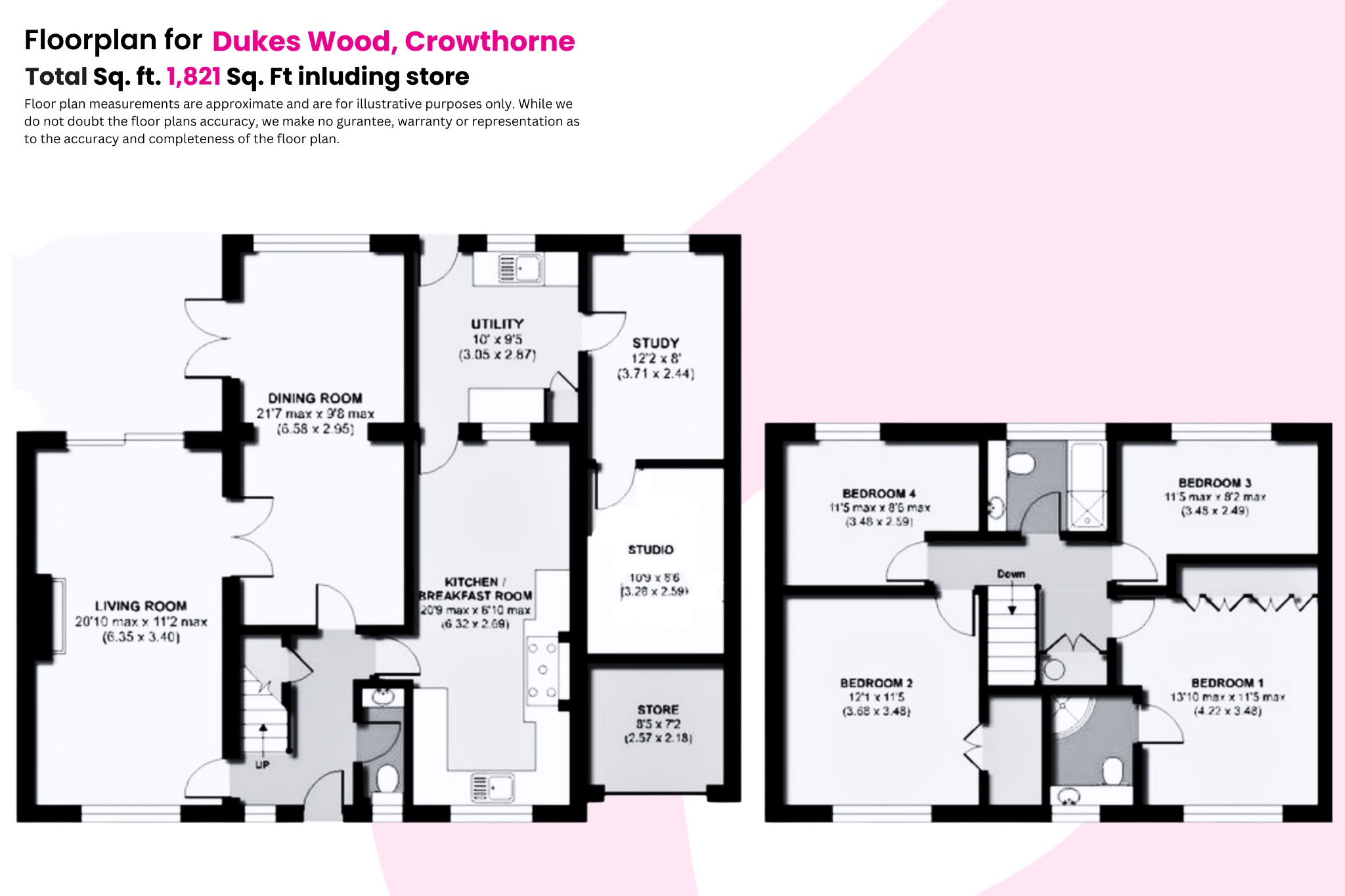 48, Dukes Wood, Crowthorne floorplan