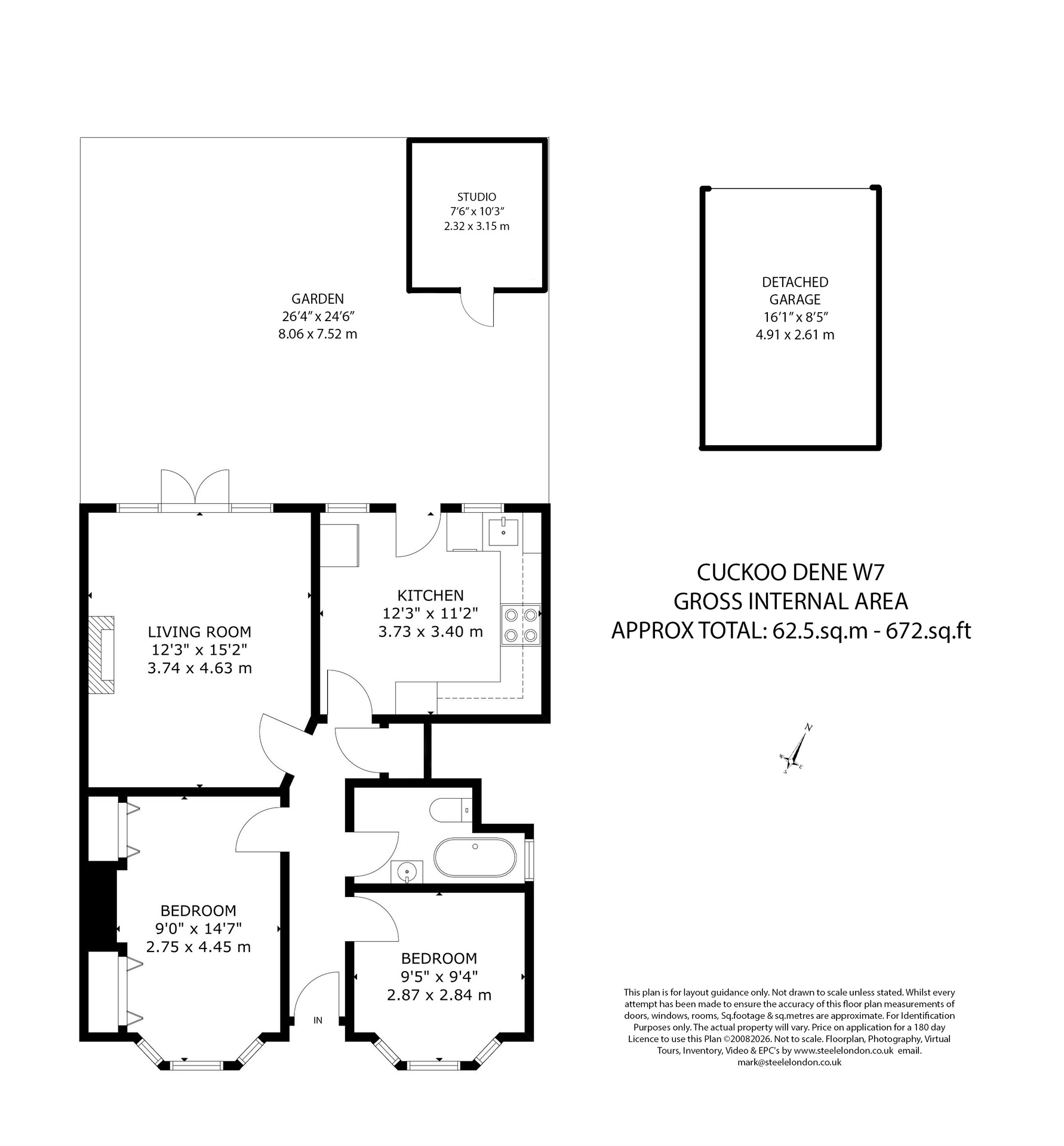 2 Cuckoo Dene, London floorplan