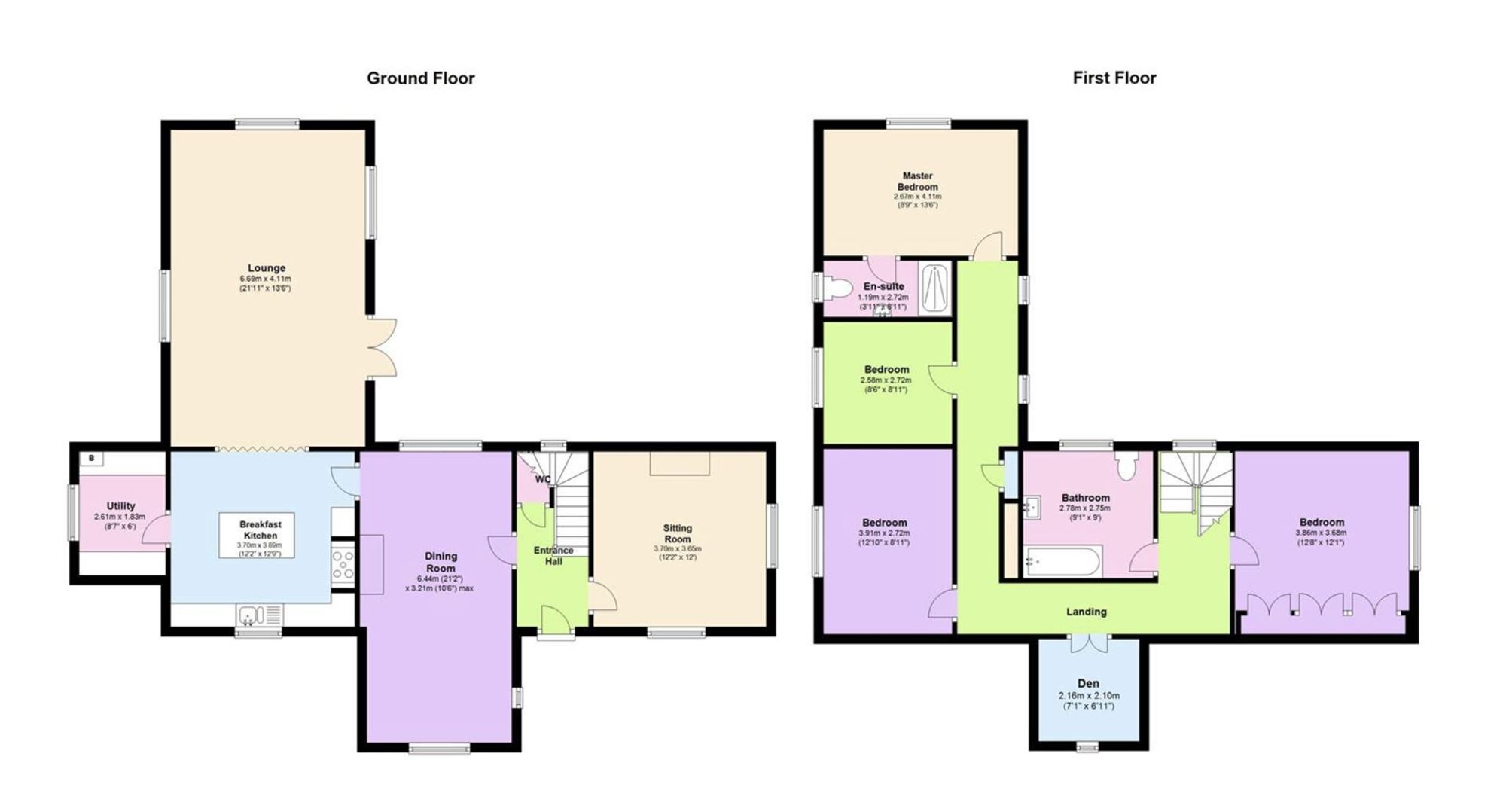 101 Leigh Road, Manchester floorplan