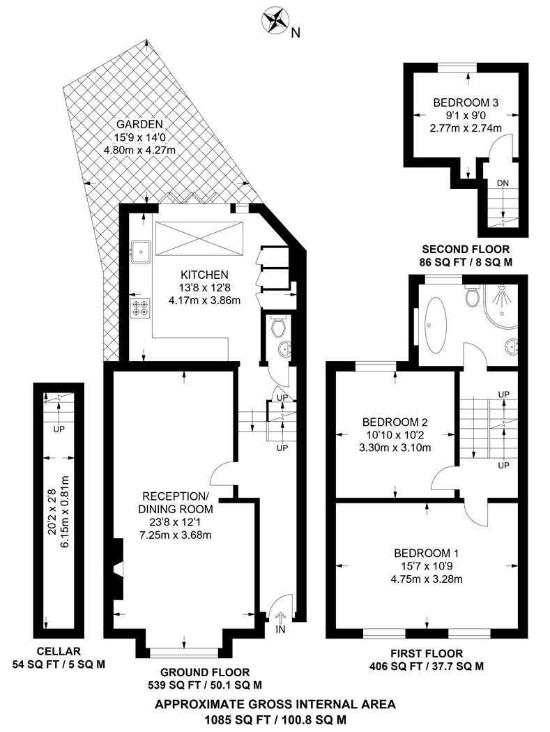 Crawthew Grove, East Dulwich floorplan