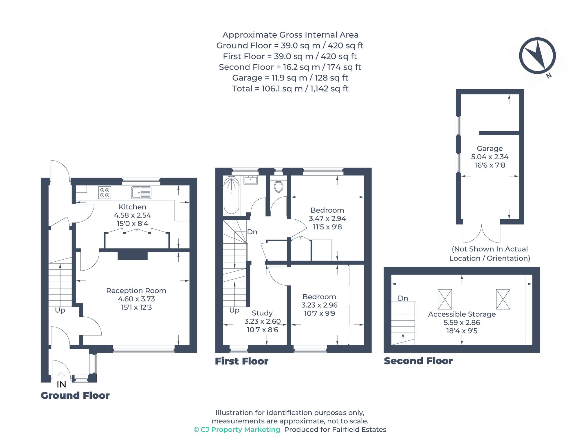 25 Ashridge Drive, Watford floorplan