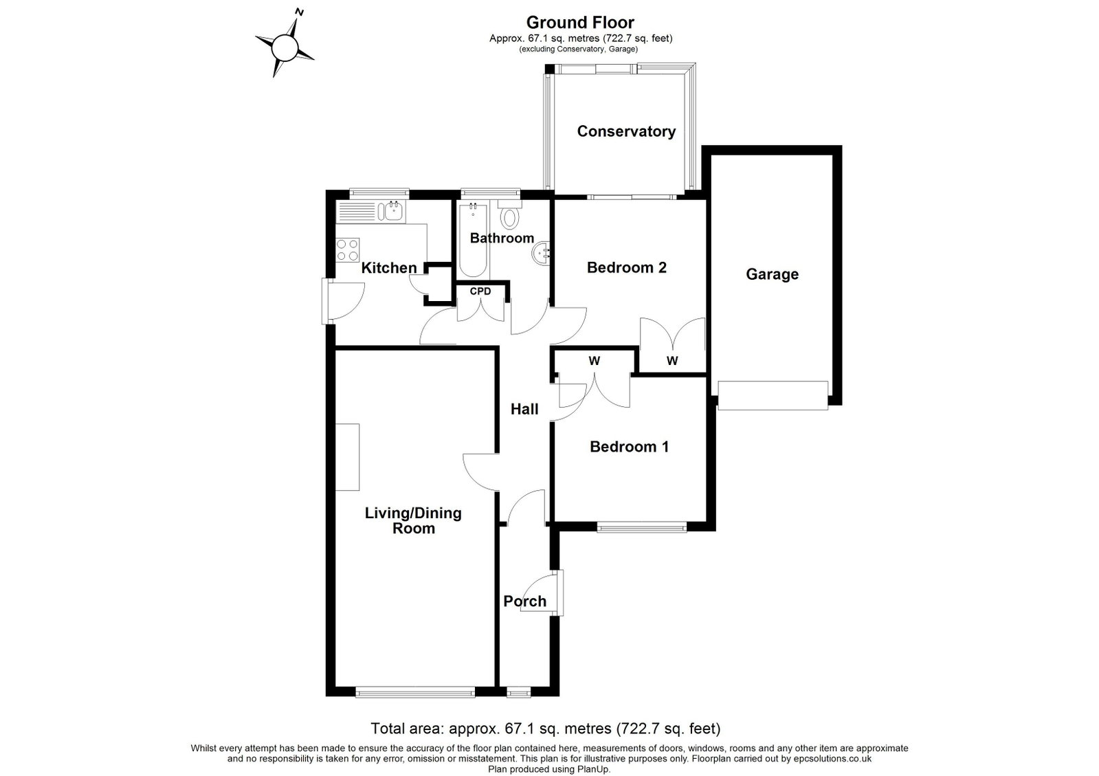 3, Brixington Lane, Exmouth floorplan