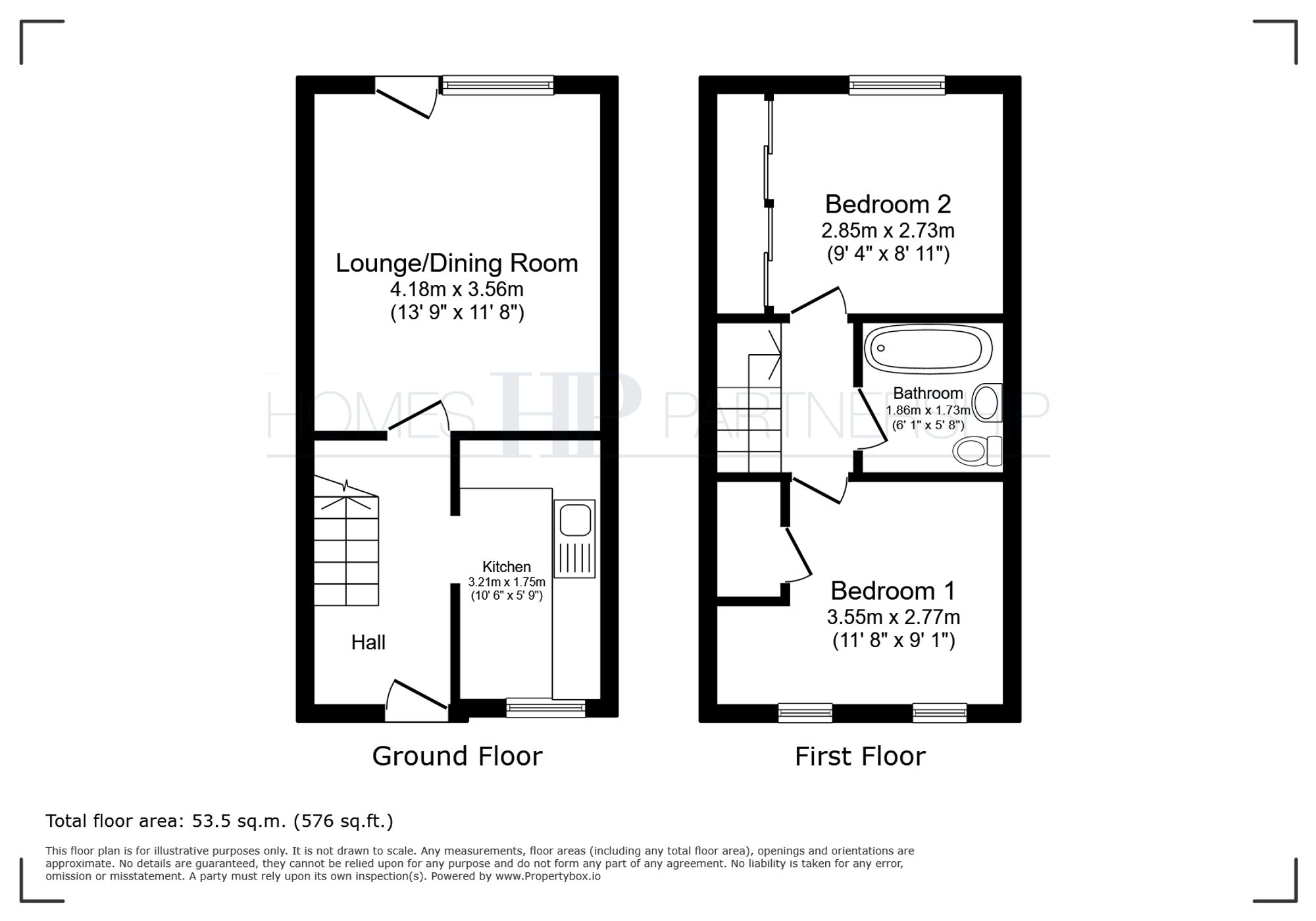 13 St. Helier Close, Crawley floorplan
