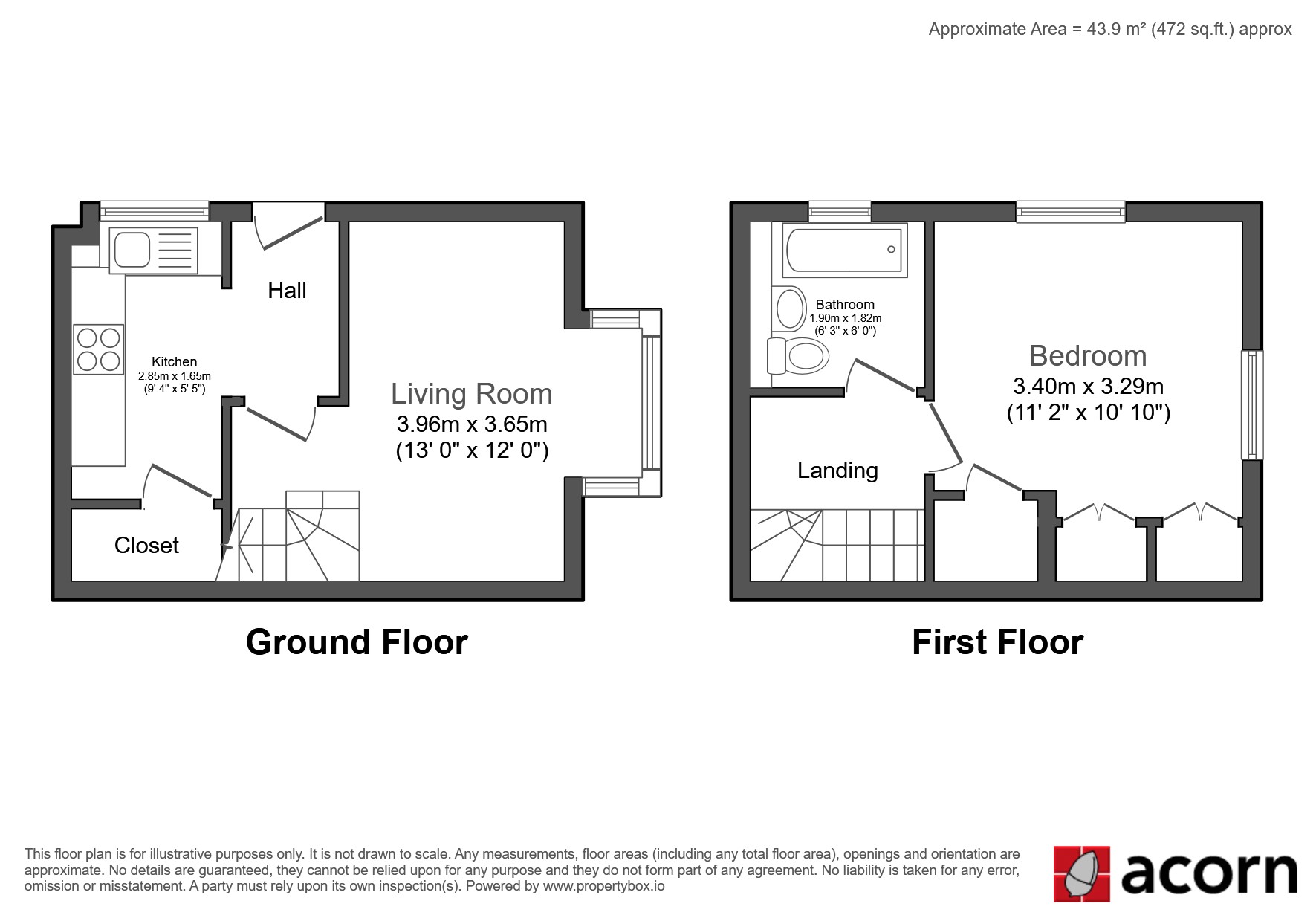 51, Chaucer Drive, London floorplan