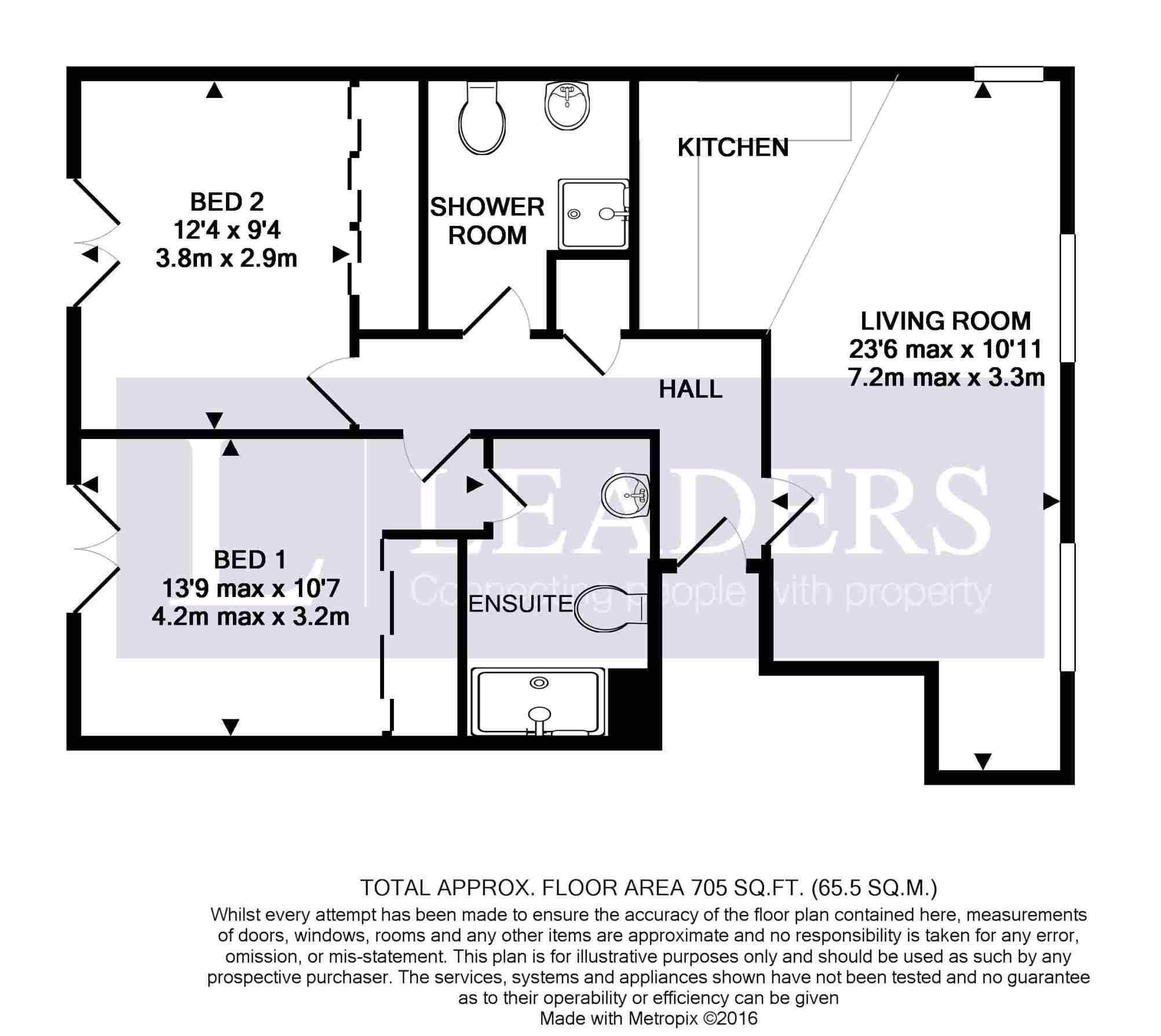 2 Bedrooms Flat to rent in London Road, St.Albans AL1