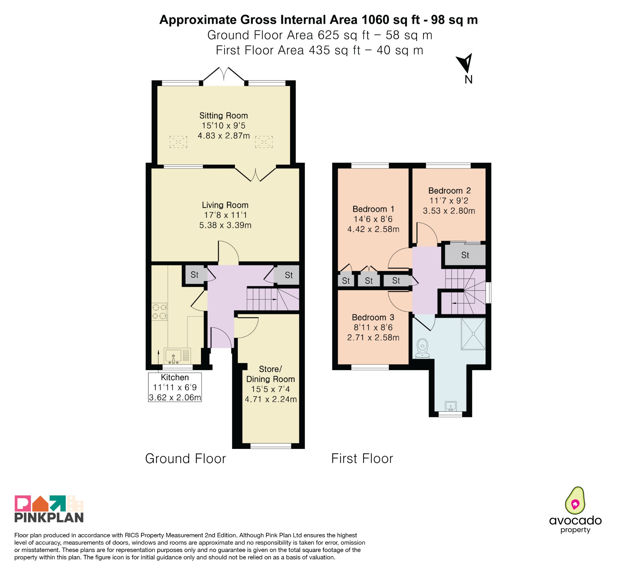 5 Hopcraft Close, Upper Arncott, Oxfordshire floorplan