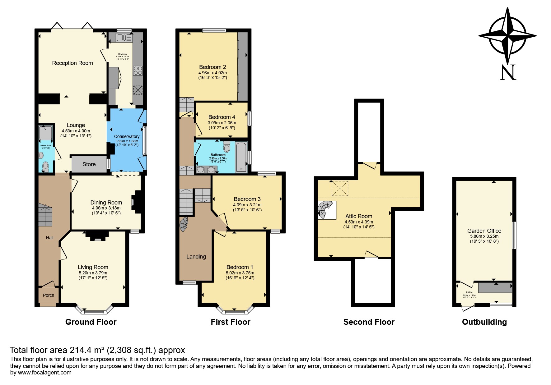 32, Eastworth Road, Chertsey floorplan