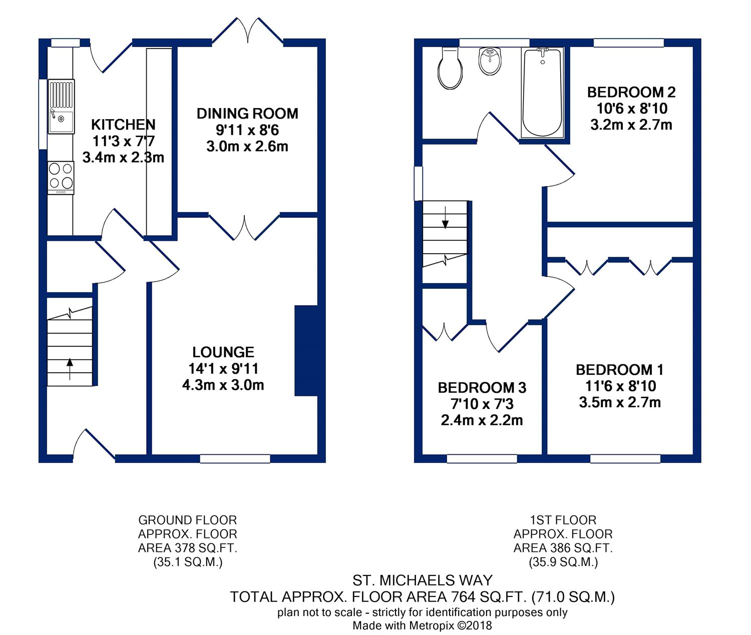 3 Bedrooms Semi-detached house for sale in St. Michaels Way, Burley In Wharfedale, Ilkley, West Yorkshire LS29