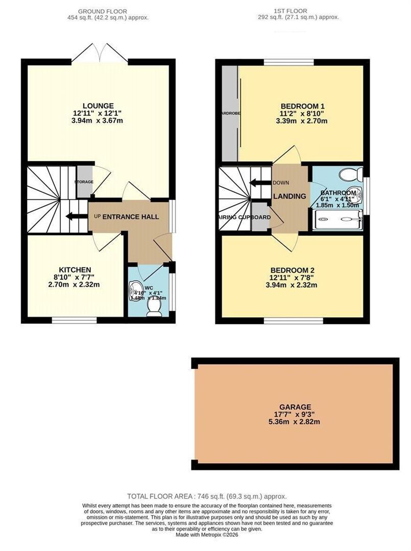Robins Close, Isleham floorplan