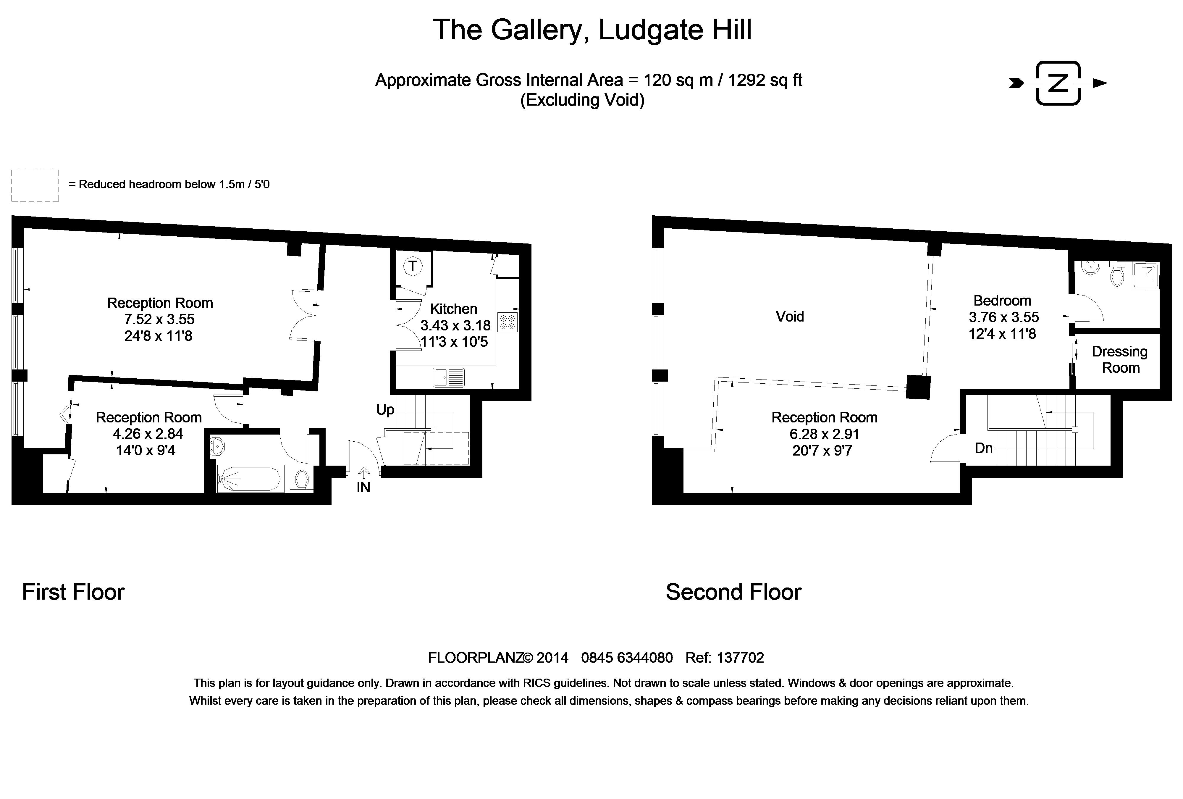 3, The Gallery, 38, Ludgate Hill, London floorplan