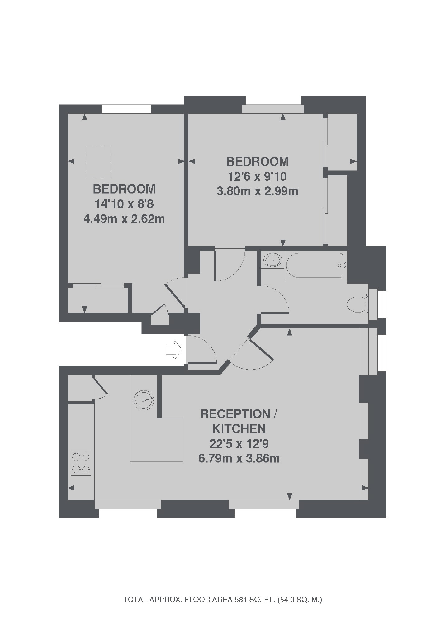 Clarendon Road, London floorplan