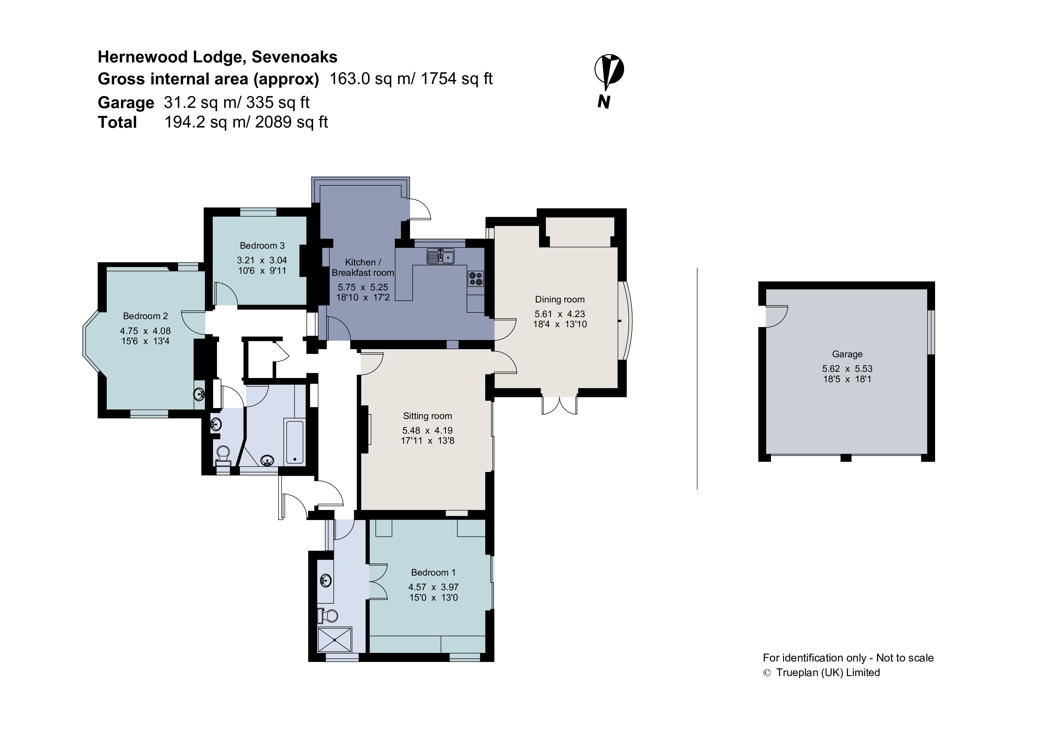 Hernewood Lodge,, Gracious Lane, Kent floorplan
