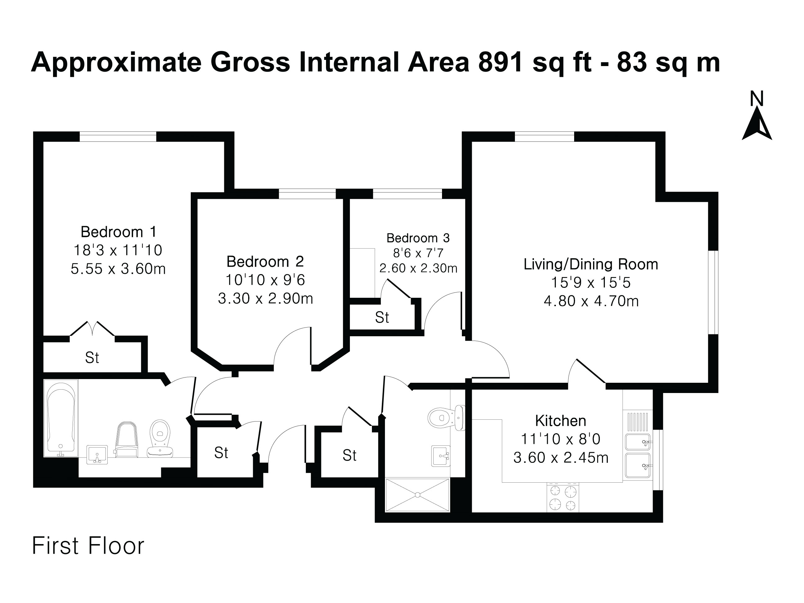 77 The Cloisters,, Pegasus Grange, Oxford floorplan
