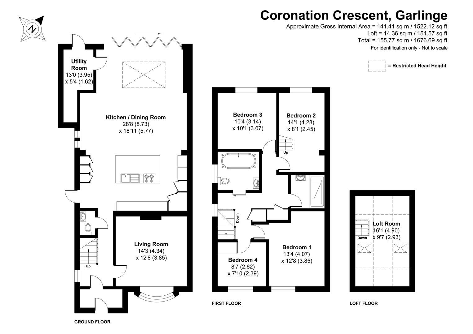60, Coronation Crescent, Margate floorplan