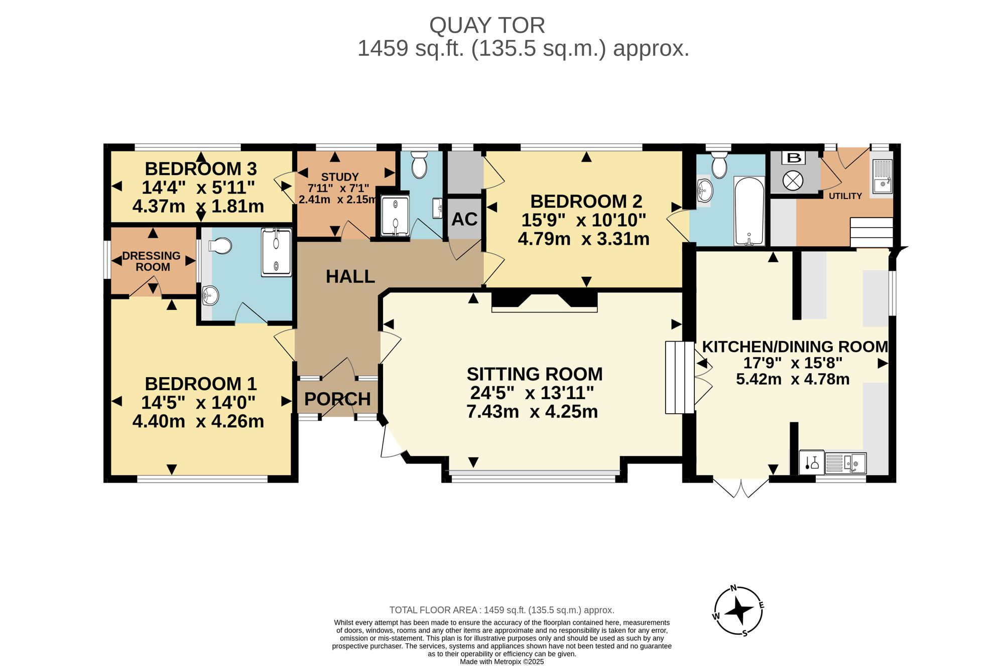 Quay Tor, Torquay floorplan