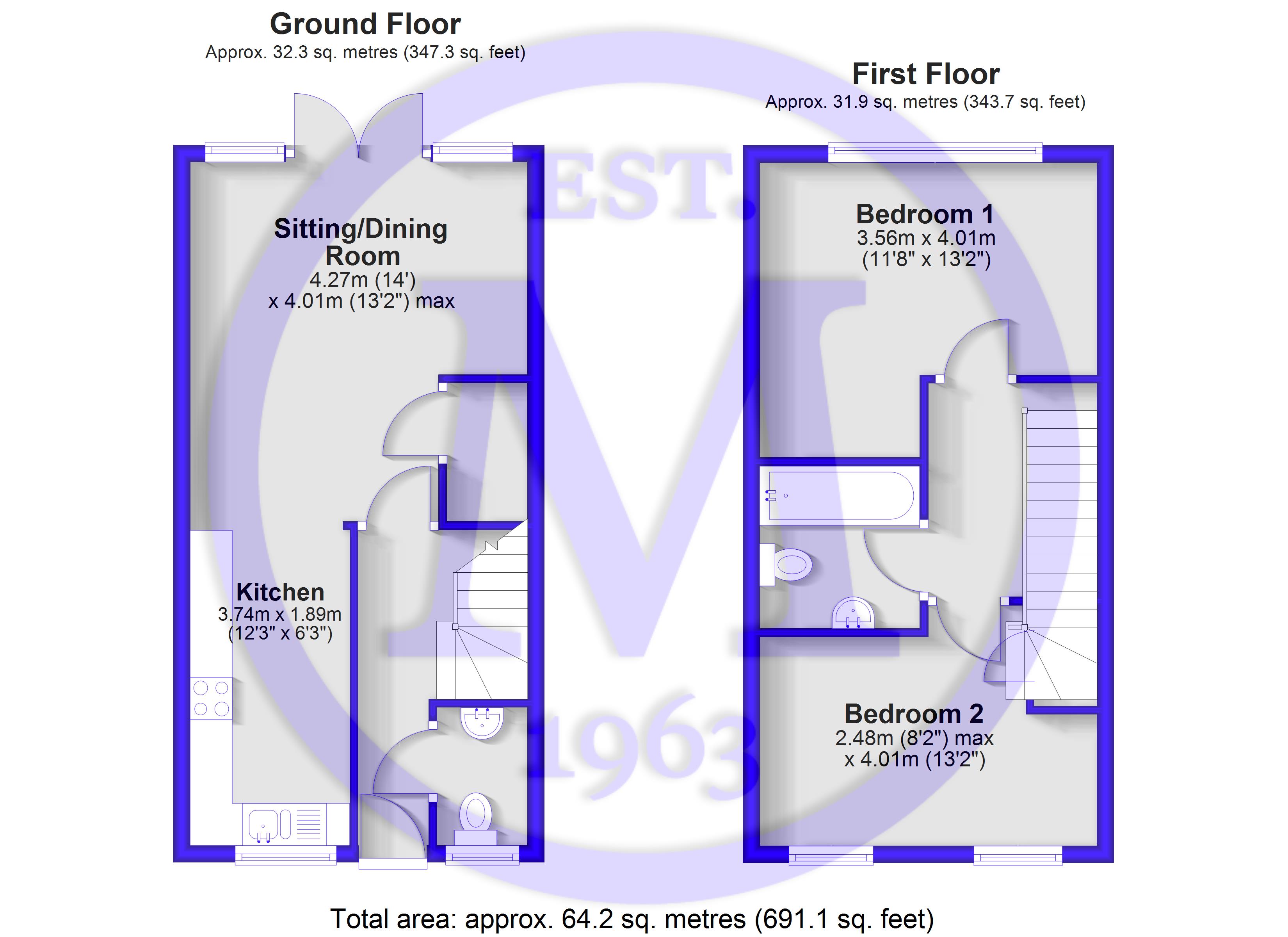 8, Greenwood Close, Hampshire floorplan