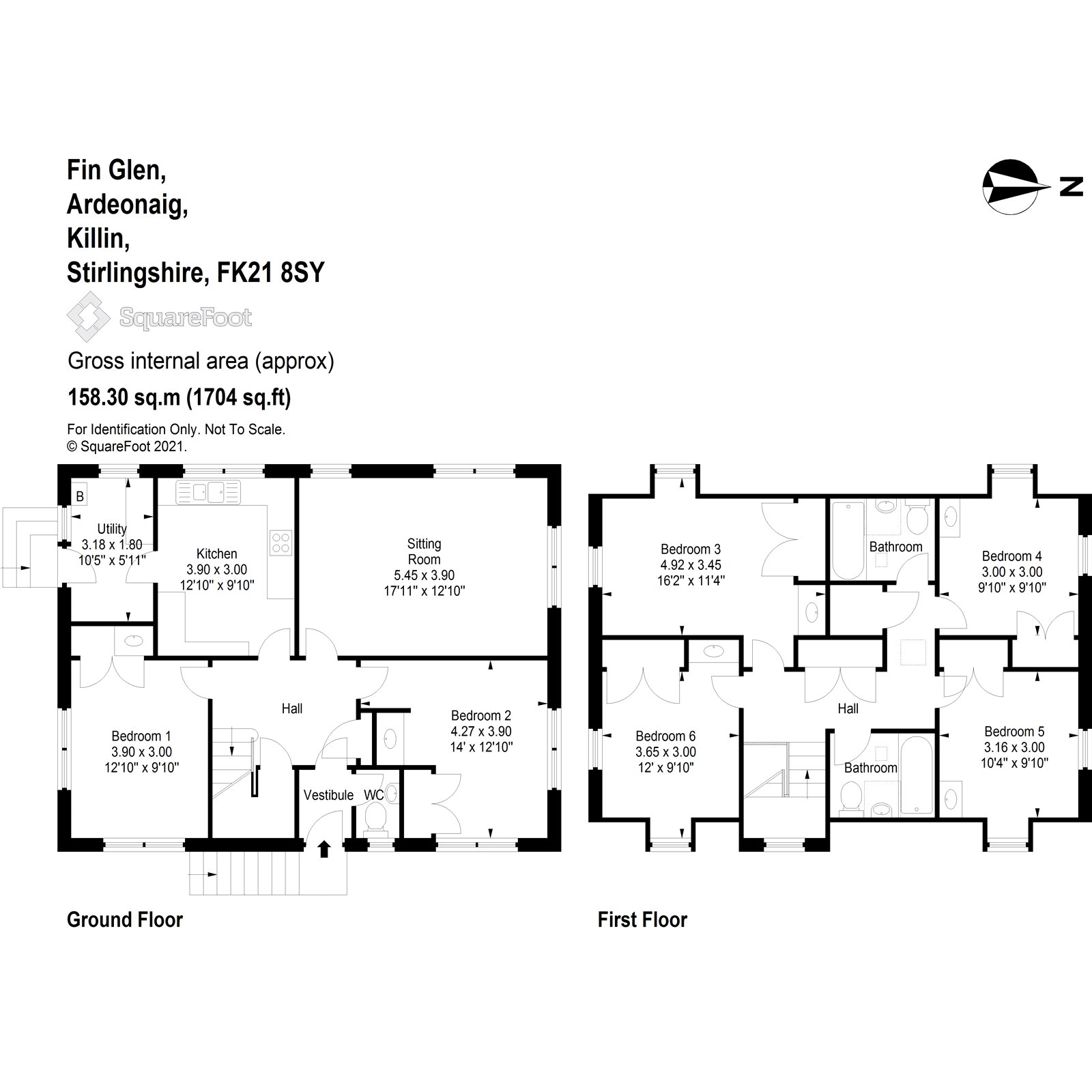 Fin Glen, Ardeonaig, Killin, Perthshire FK21, 6 bedroom detached house