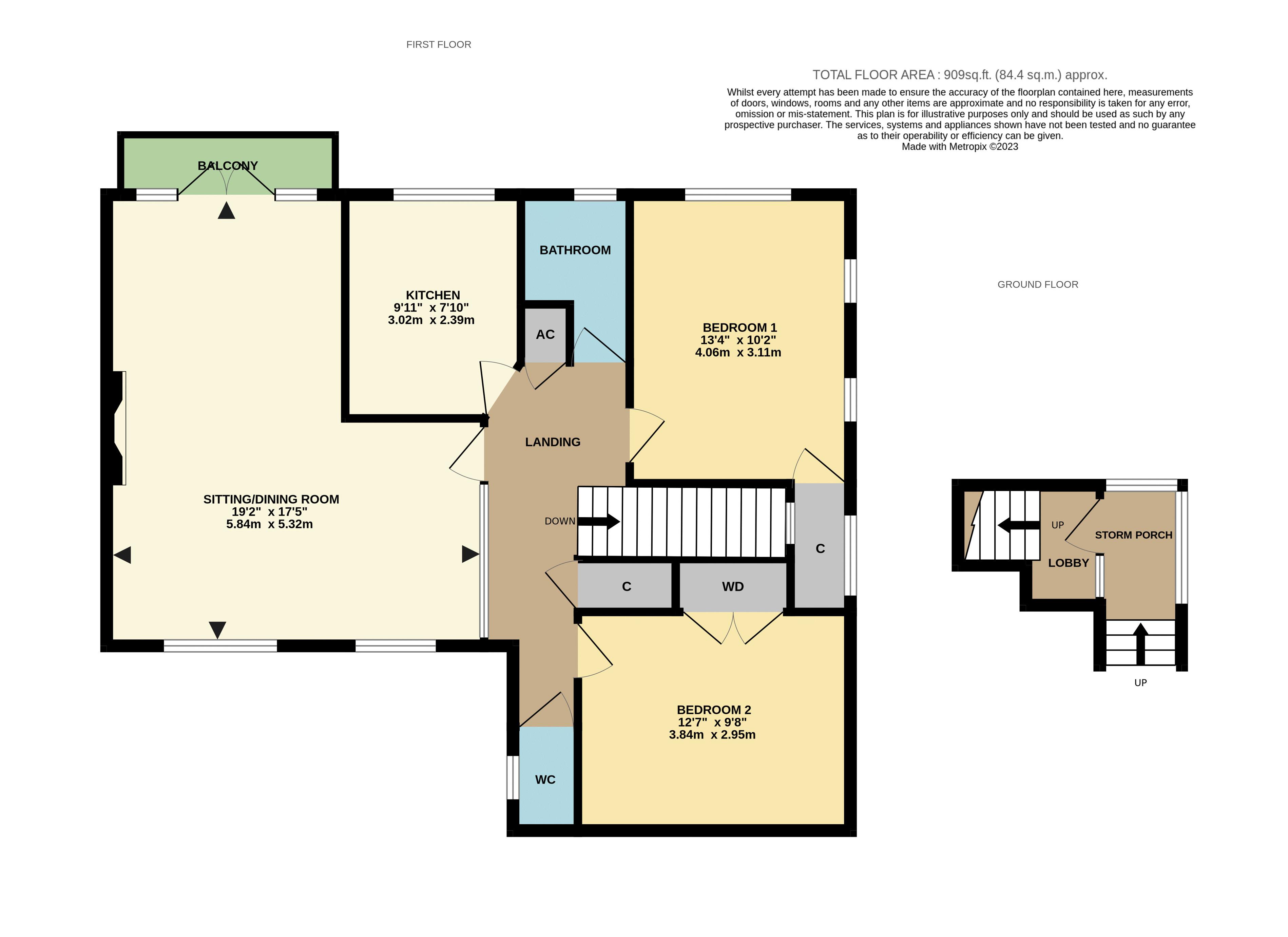 46, Courtlands Crescent, Banstead floorplan