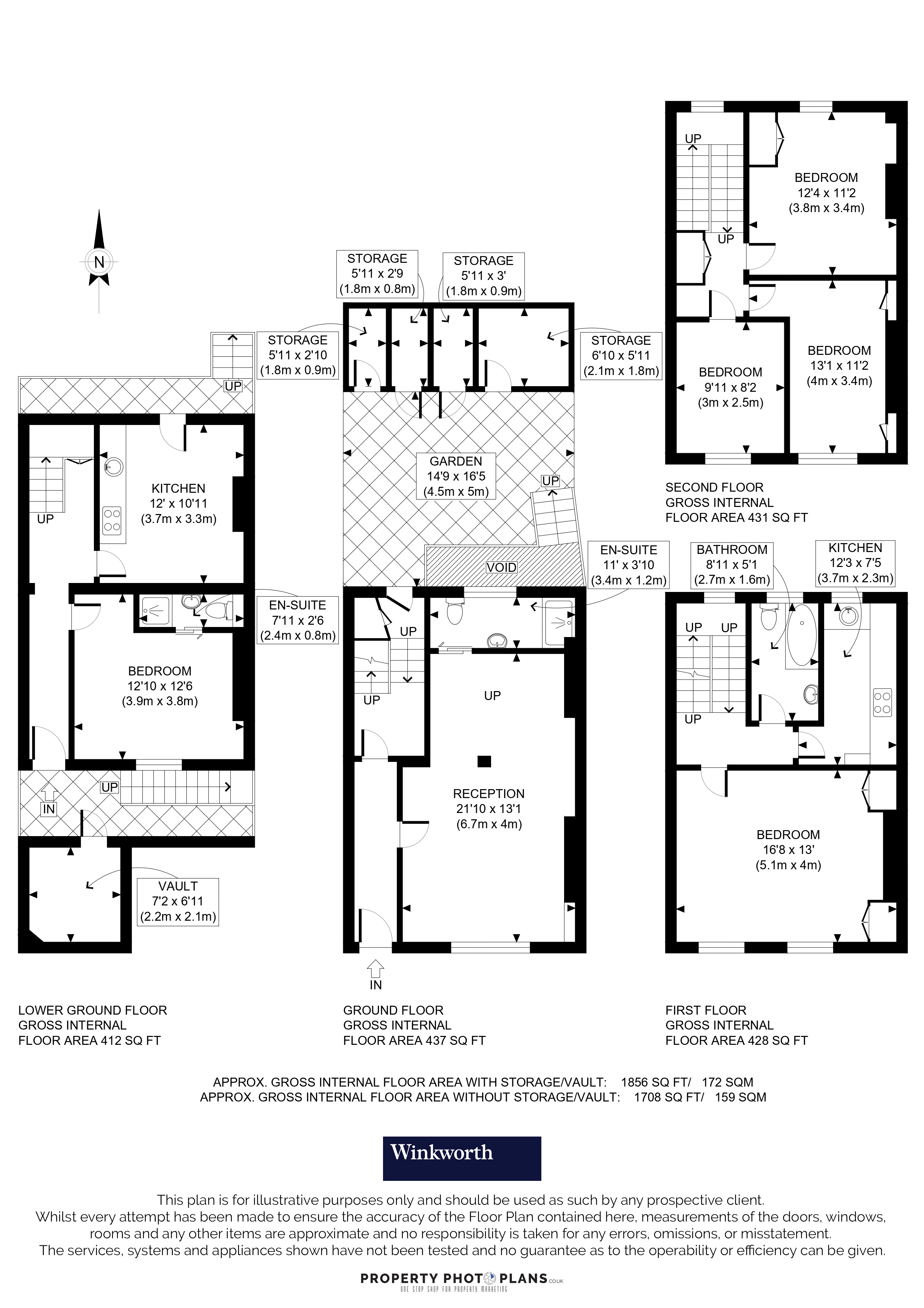 15, Star Street, London floorplan
