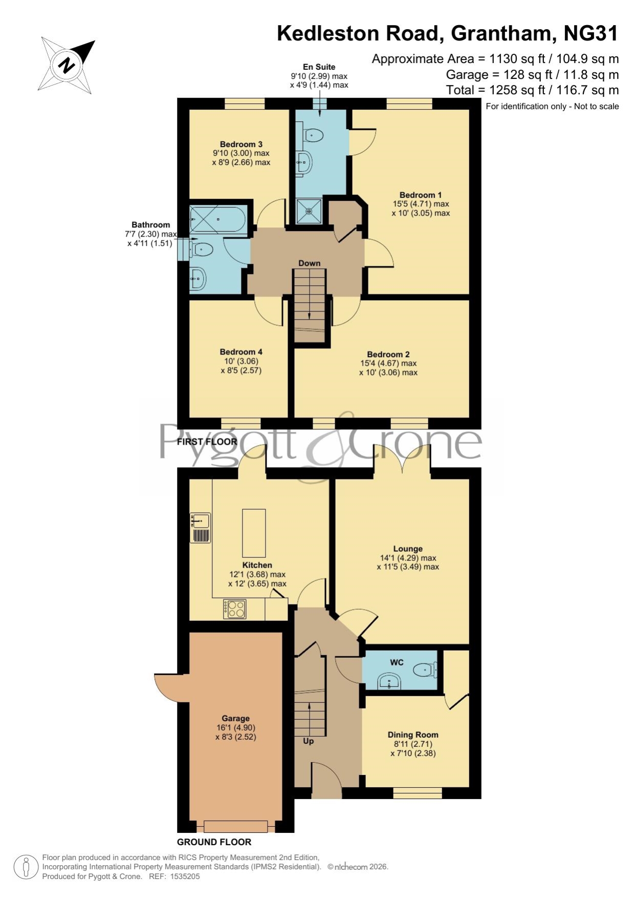 88, Kedleston Road, Grantham floorplan
