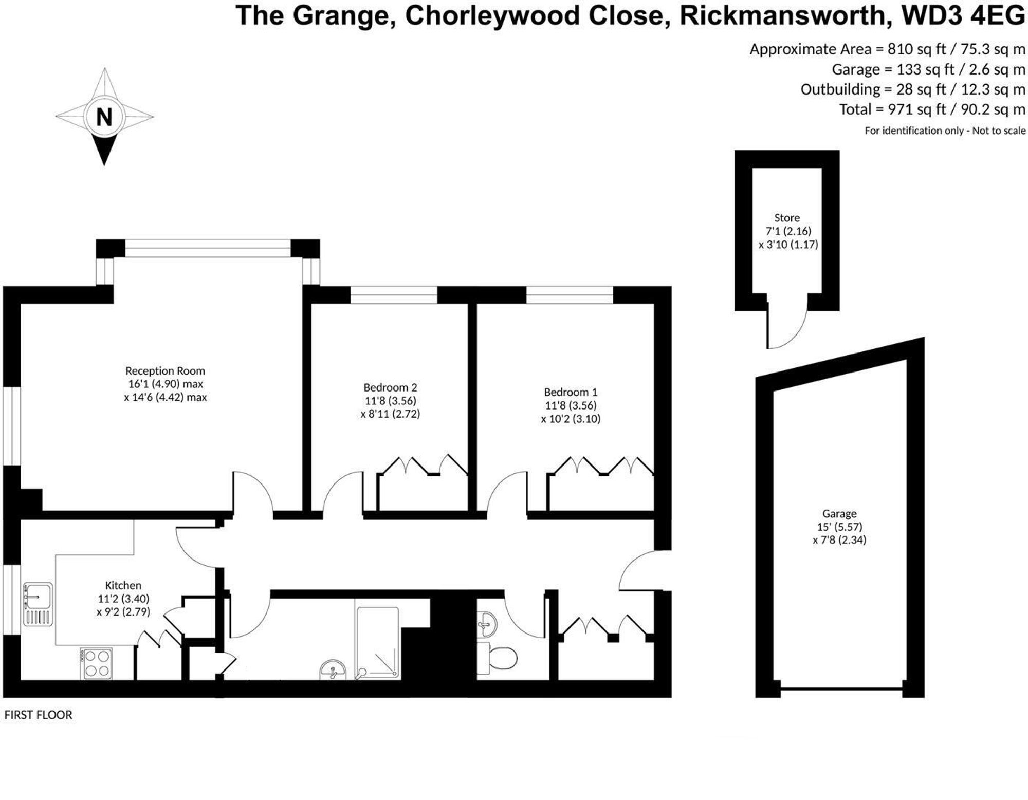 4 The Grange Chorleywood Close, Rickmansworth floorplan